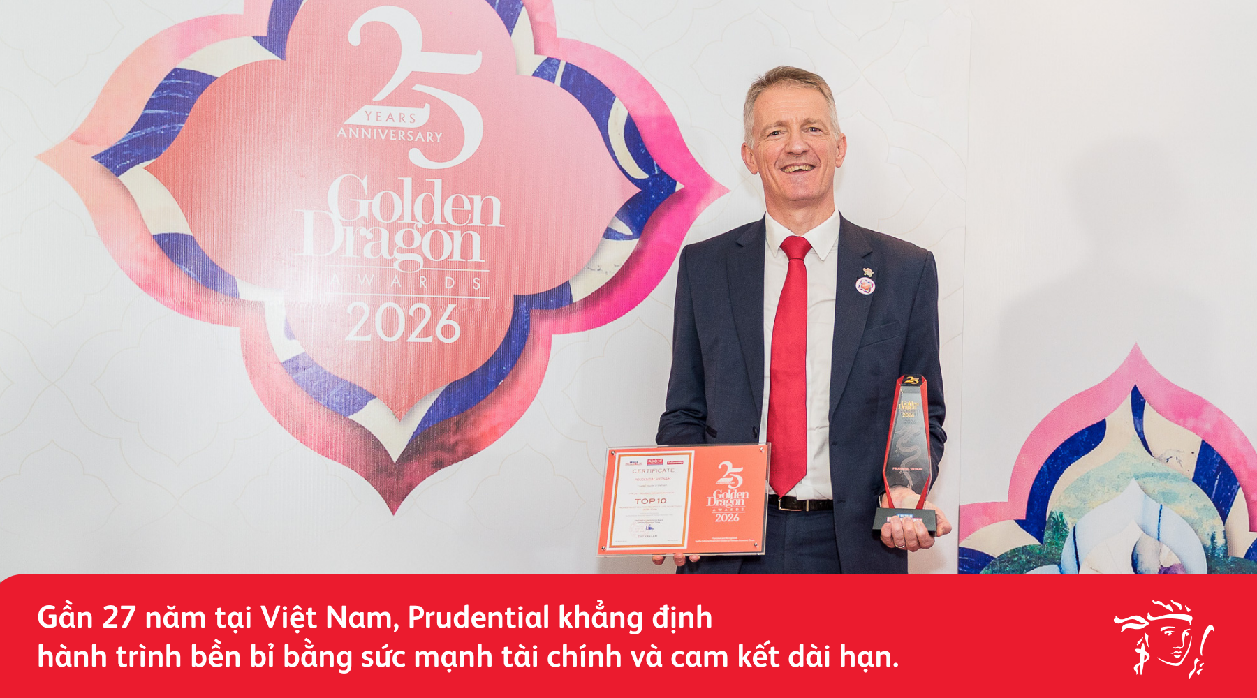 Prudential Việt Nam nhận giải thưởng Rồng Vàng 2026 - Ảnh 2.