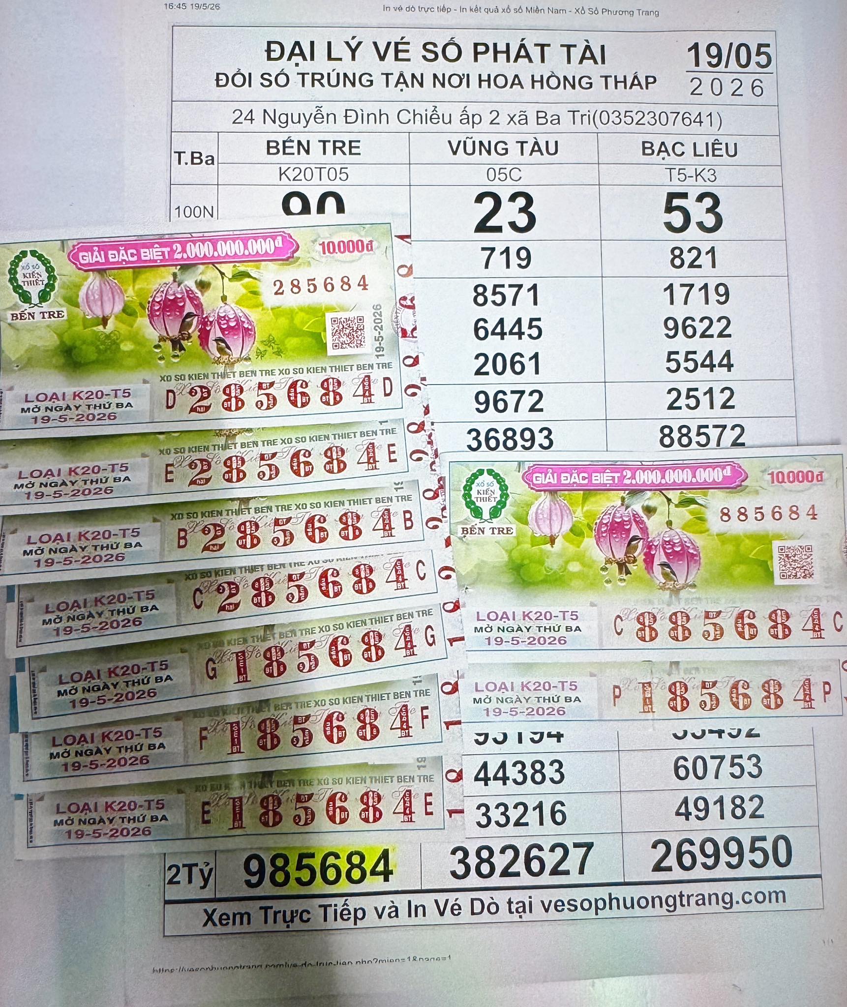 Xổ số miền Nam: Lộ diện nơi trúng 1 giải độc đắc và 2 giải an ủi vào sáng 20-5 - Ảnh 1.