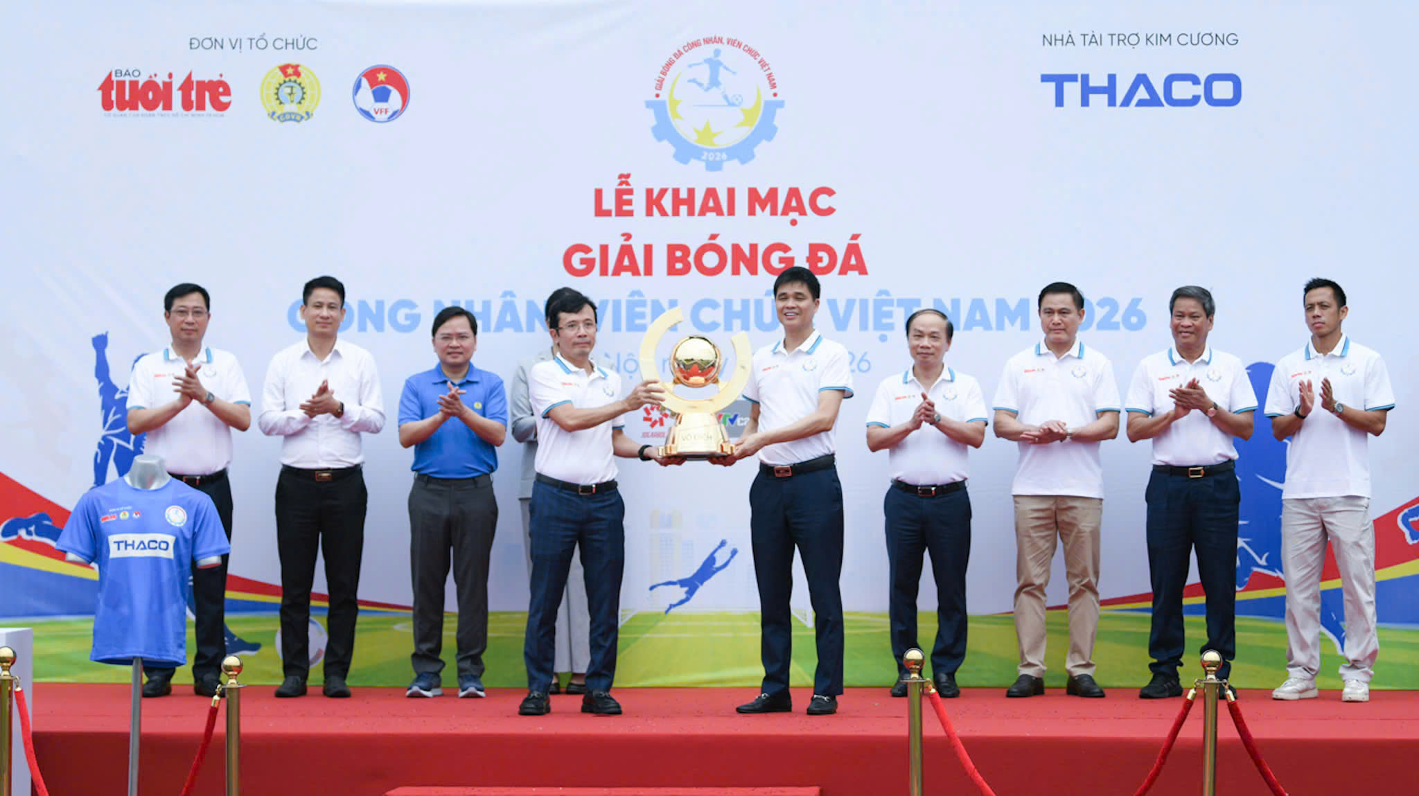 Khai mạc Giải bóng đá công nhân, viên chức Việt Nam 2026 - Ảnh 8.