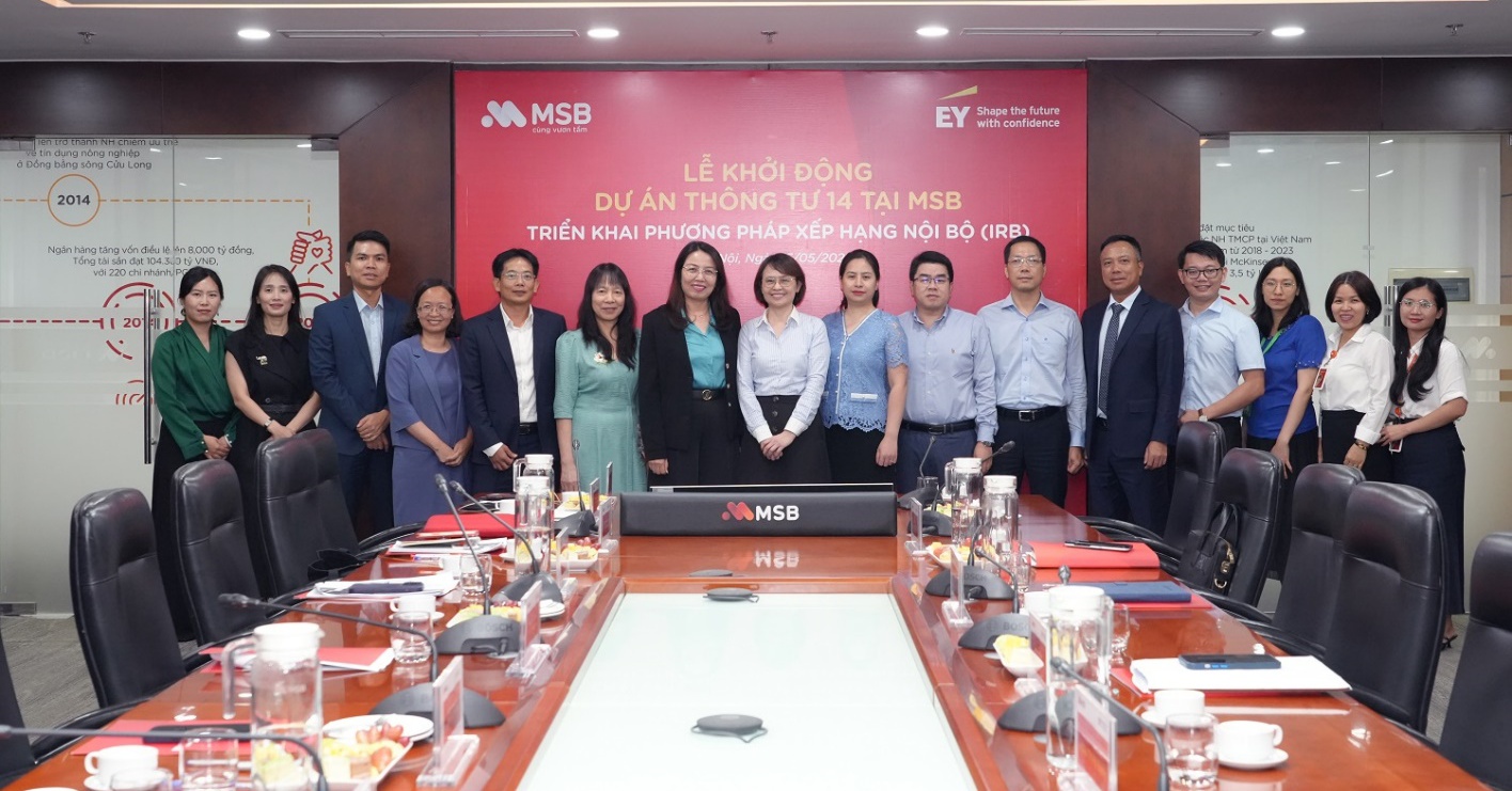 MSB khởi động dự án Thông tư 14 về an toàn vốn
