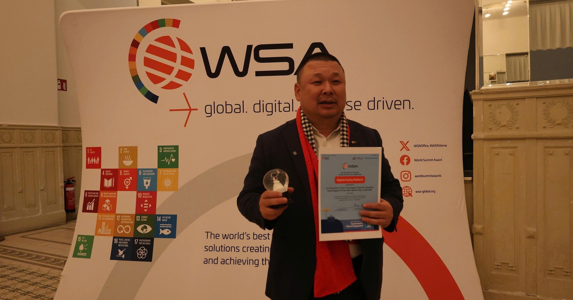 Nền tảng Thiện nguyện của Việt Nam được vinh danh tại World Summit Awards 2025