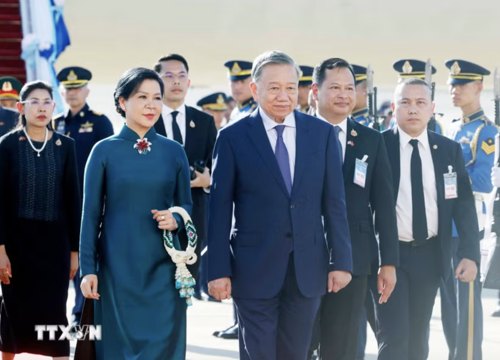 Tổng Bí thư, Chủ tịch nước Tô Lâm đến Bangkok tiếp tục chuyến thăm chính thức Thái Lan - Ảnh 1.