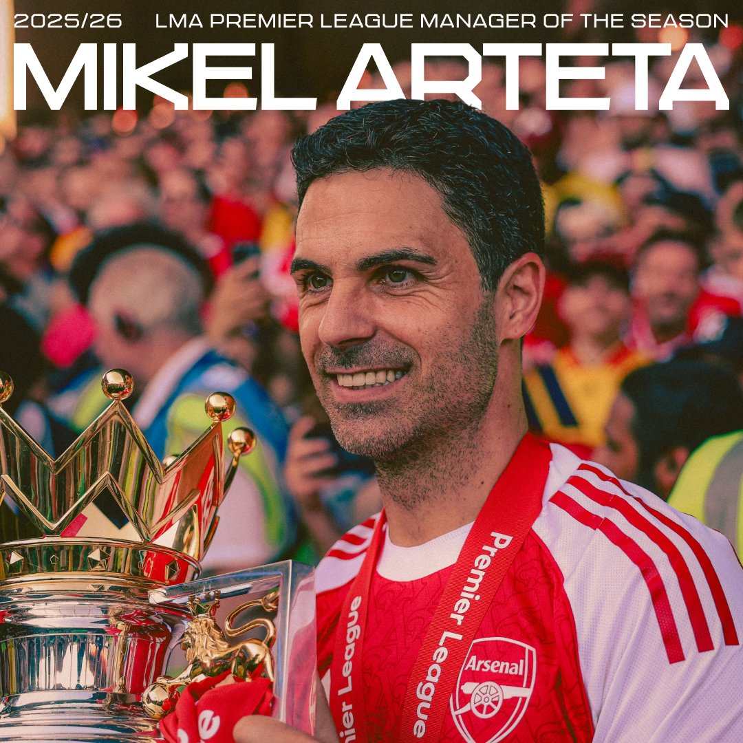 HLV Arteta được tôn vinh sau kỳ tích cùng Arsenal - Ảnh 1. HLV Arteta được tôn vinh sau kỳ tích cùng Arsenal - Ảnh 1.