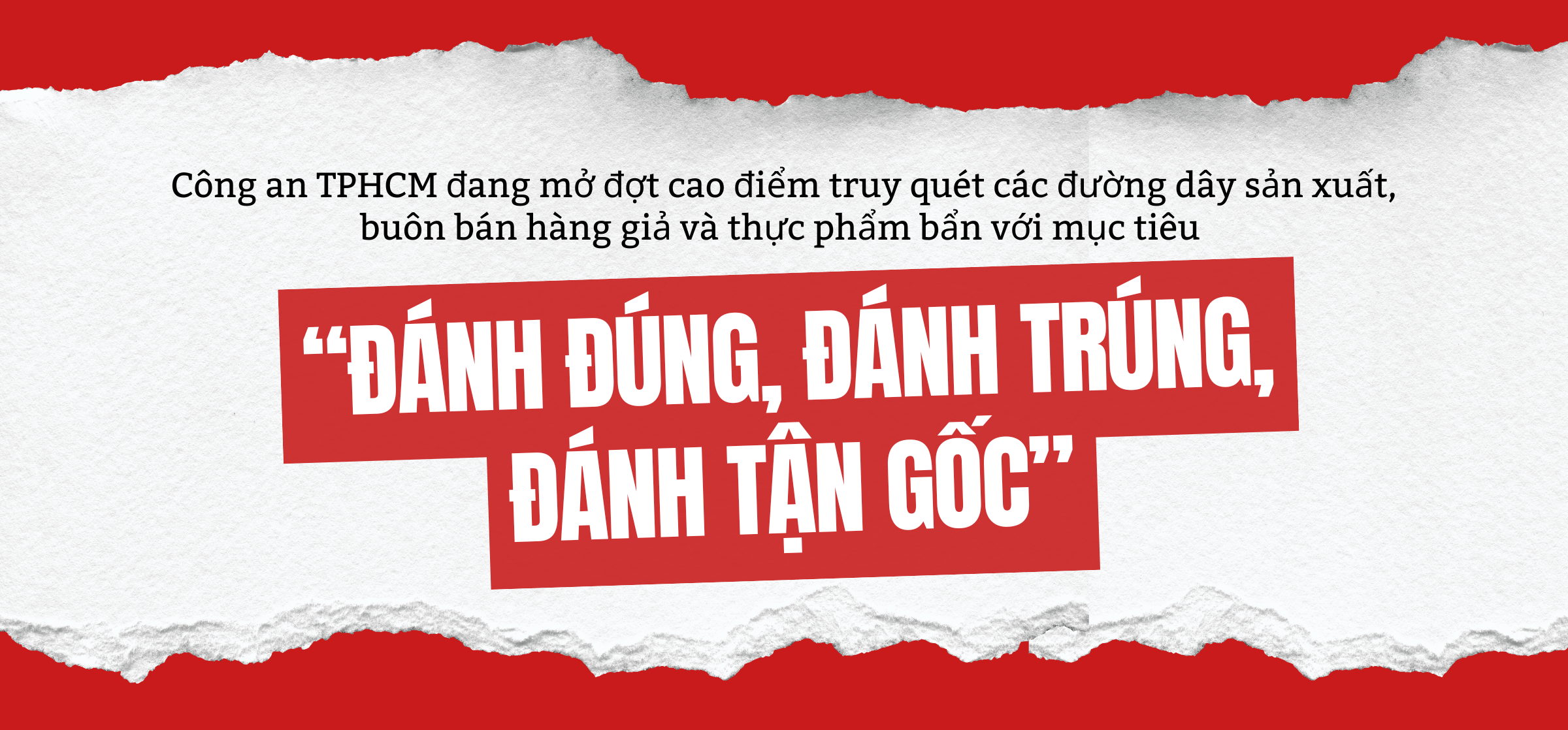 Công an TPHCM quyết “đánh tận gốc” các đường dây hàng giả, thực phẩm bẩn - Ảnh 1.