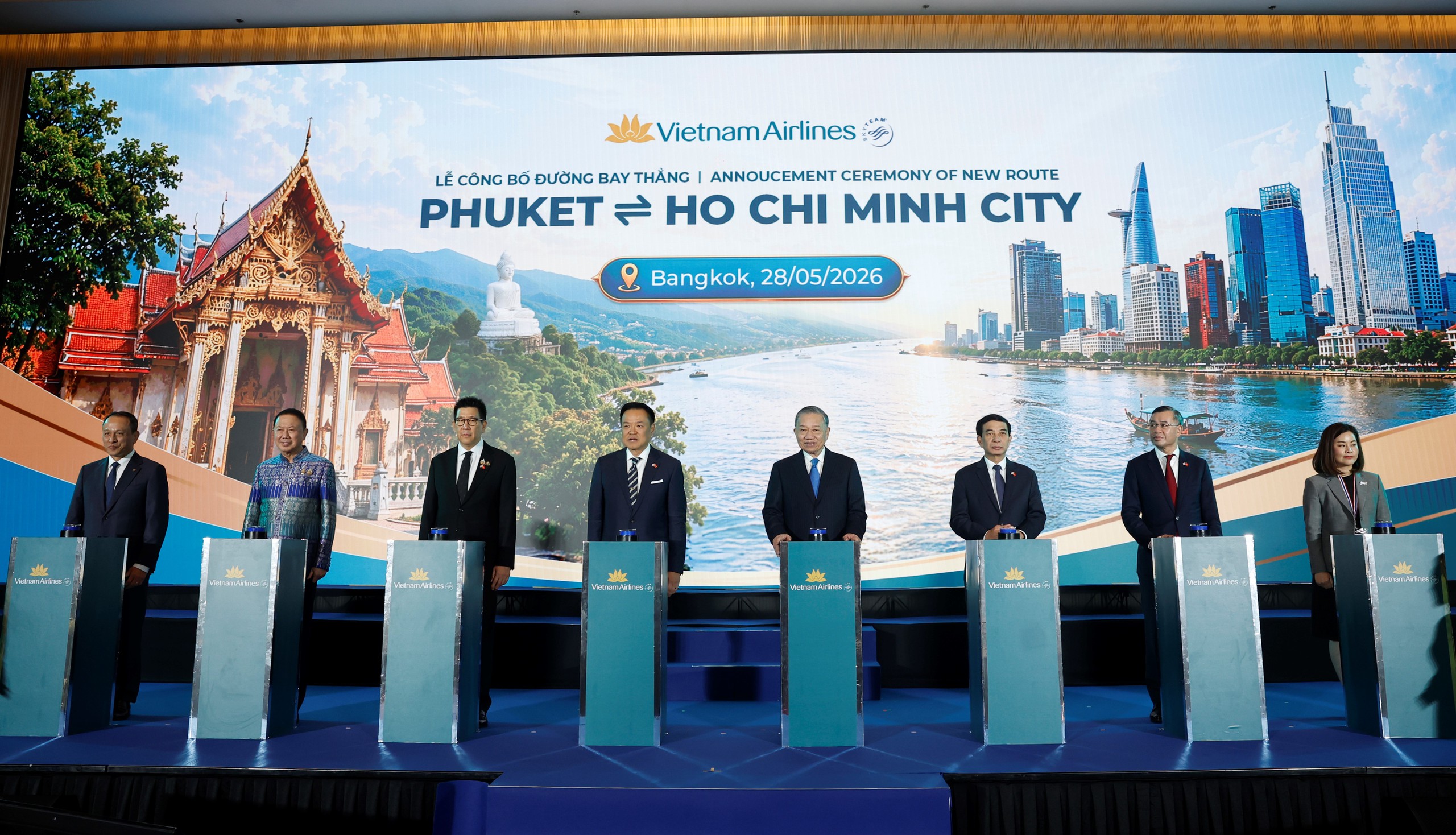 Vietnam Airlines c&ocirc;ng bố đường bay thẳng TPHCM - Phuket v&agrave; mở rộng hợp t&aacute;c chiến lược tại Th&aacute;i Lan - Ảnh 1.