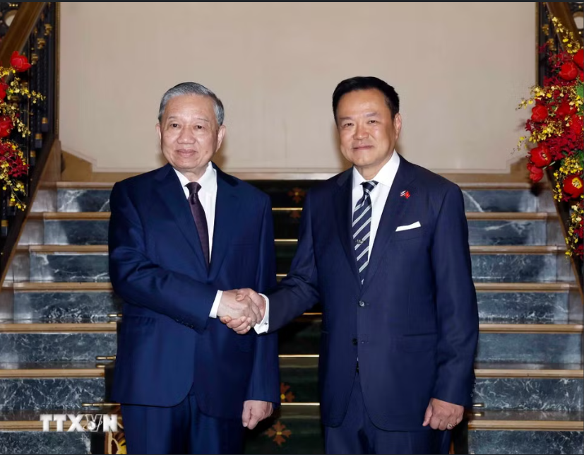 Tổng B&iacute; thư, Chủ tịch nước T&ocirc; L&acirc;m hội đ&agrave;m Thủ tướng Th&aacute;i Lan: Tạo đột ph&aacute; mới trong hợp t&aacute;c kinh tế - Ảnh 2.