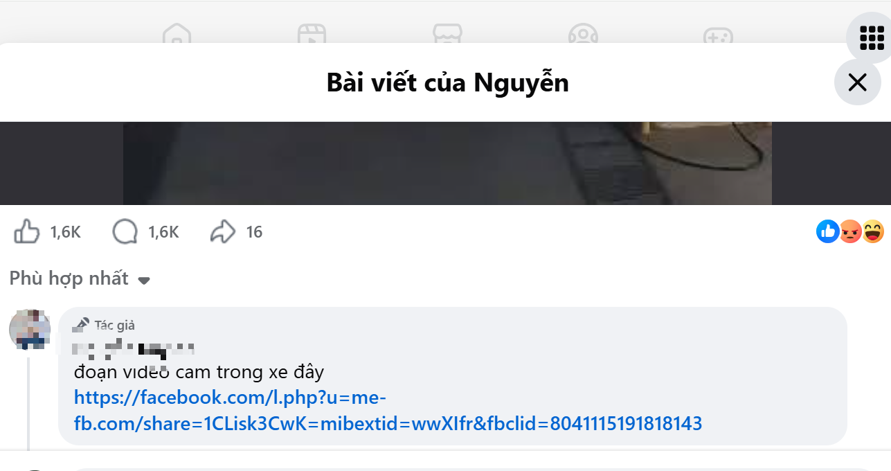 Cháy xe 2 người chết: Giữa 