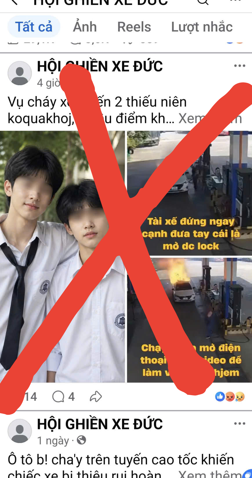 Ảnh 2 "nạn nhân" vụ cháy xe lan truyền trên mạng là do AI tạo? - Ảnh 2.