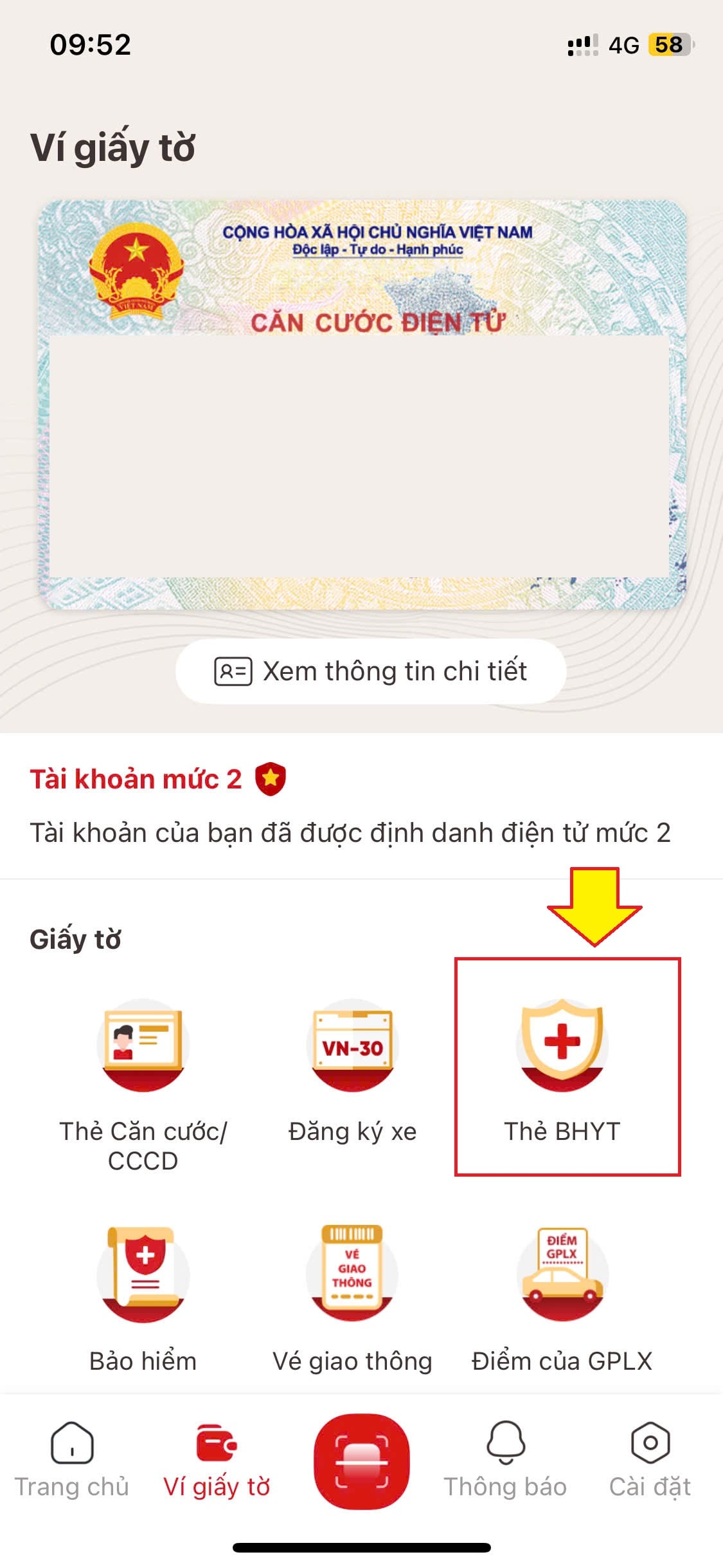 C&aacute;ch cập nhật th&ocirc;ng tin thẻ BHYT tr&ecirc;n ứng dụng VNeID mới nhất 2026 - Ảnh 3.