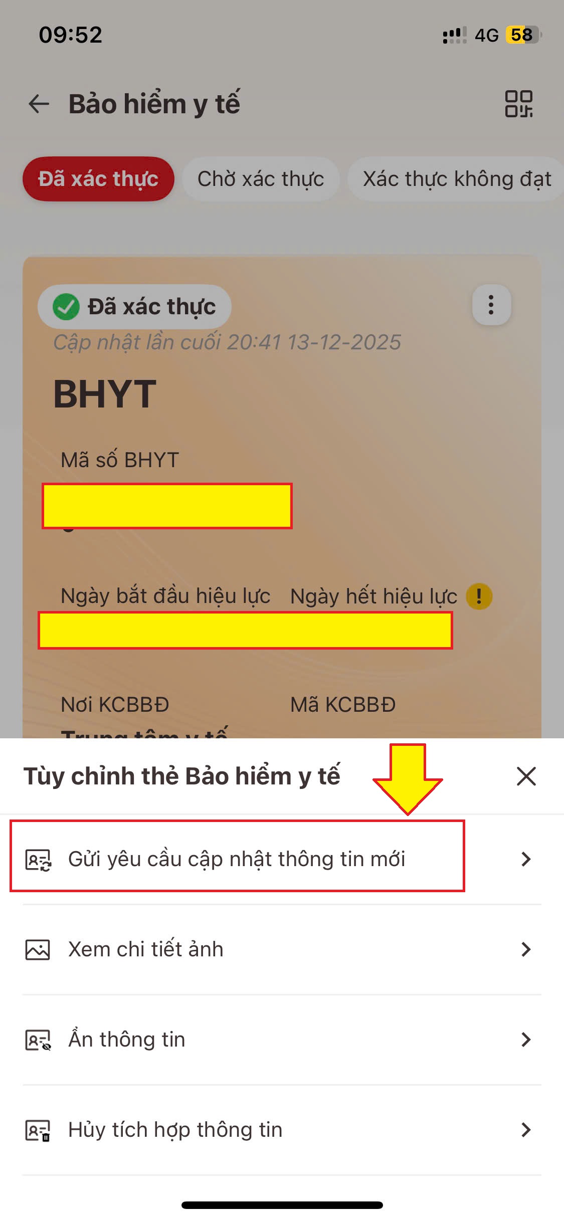 C&aacute;ch cập nhật th&ocirc;ng tin thẻ BHYT tr&ecirc;n ứng dụng VNeID mới nhất 2026 - Ảnh 5.