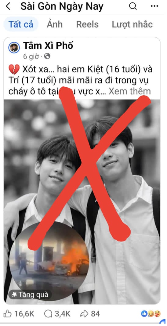 Vụ ch&aacute;y xe 2 người chết ở Đ&agrave; Nẵng: Nhận diện ảnh AI chỉ trong v&agrave;i bước - Ảnh 1.