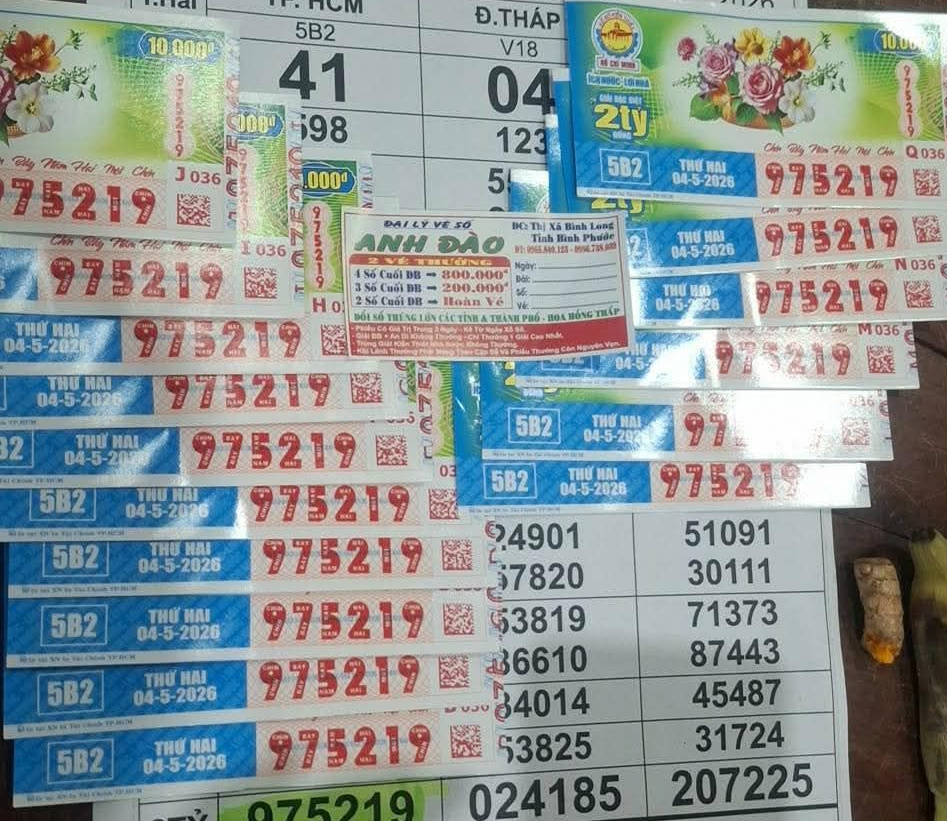 Hai giải độc đắc xổ số miền Nam trúng tại TPHCM và Đồng Nai vào chiều 4-5 - Ảnh 2.
