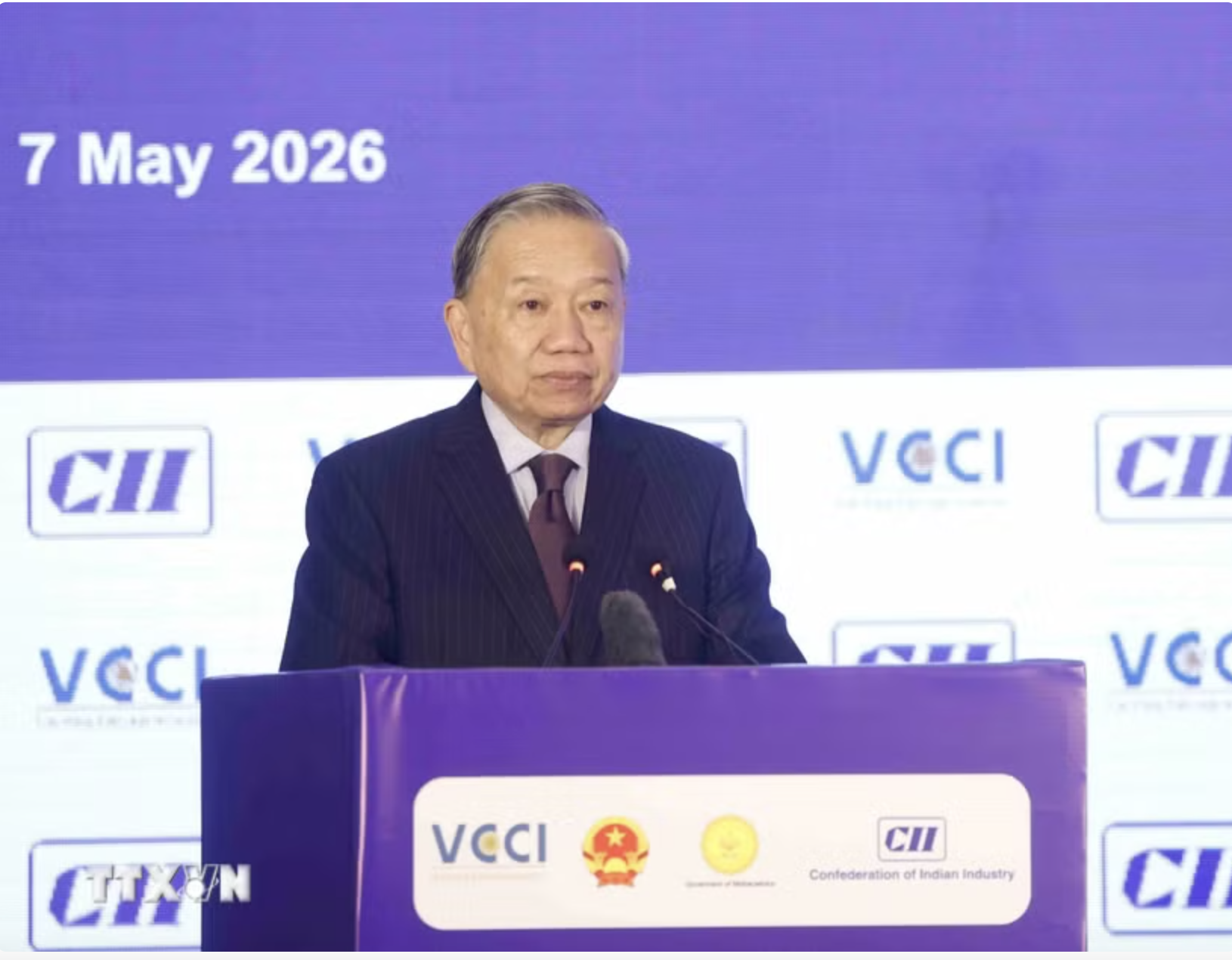 Tổng B&iacute; thư, Chủ tịch nước T&ocirc; L&acirc;m: Việt Nam - Ấn Độ hợp t&aacute;c trong c&aacute;c xu thế ti&ecirc;n phong của thế giới - Ảnh 1.