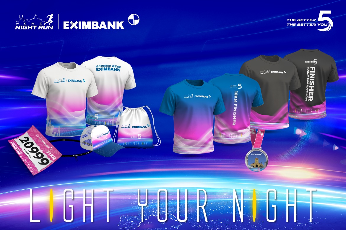Giải chạy đêm TP HCM Eximbank lần 5: Chạm vào nhịp sống đô thị “không ngủ” - Ảnh 1.