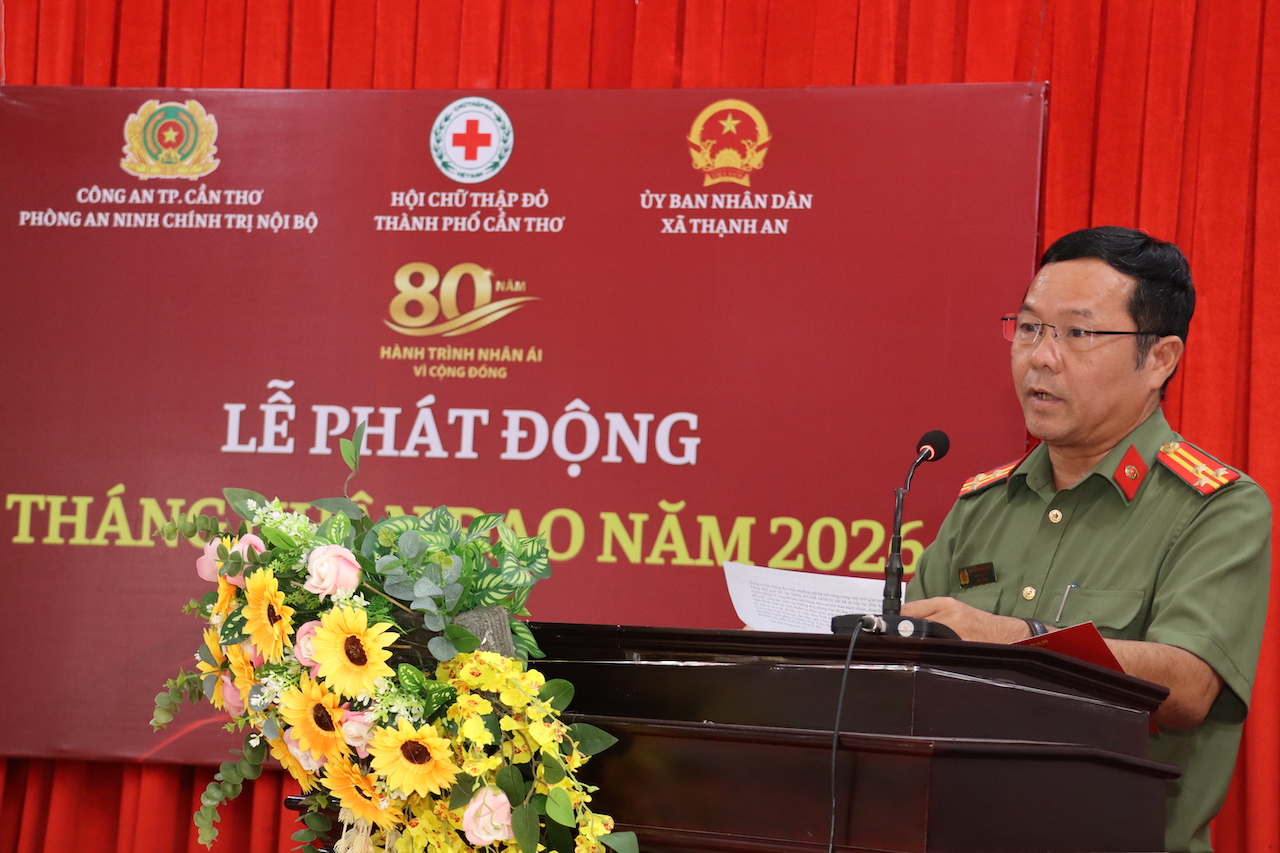 Công an TP Cần Thơ khám bệnh miễn phí cho người dân khó khăn năm 2026 - Ảnh 1.