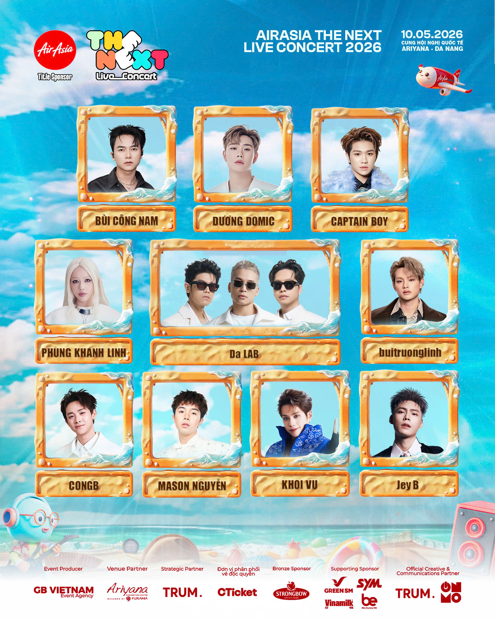  AirAsia THE NEXT Live Concert 2026 đổ bộ thành phố biển Đà Nẵng  - Ảnh 1.