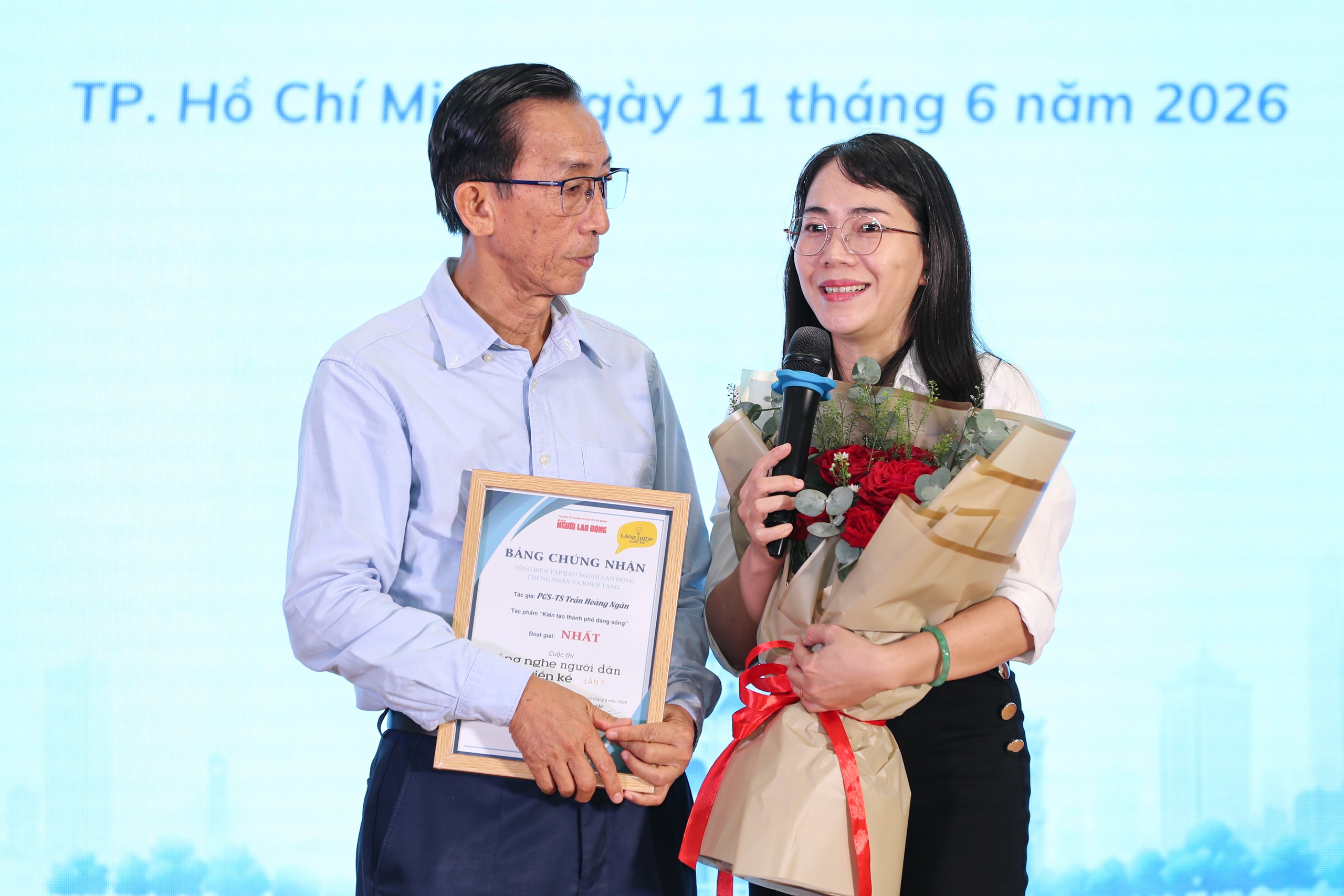 Toàn cảnh trao giải 3 cuộc thi lớn tại Báo Người Lao Động - Ảnh 14.