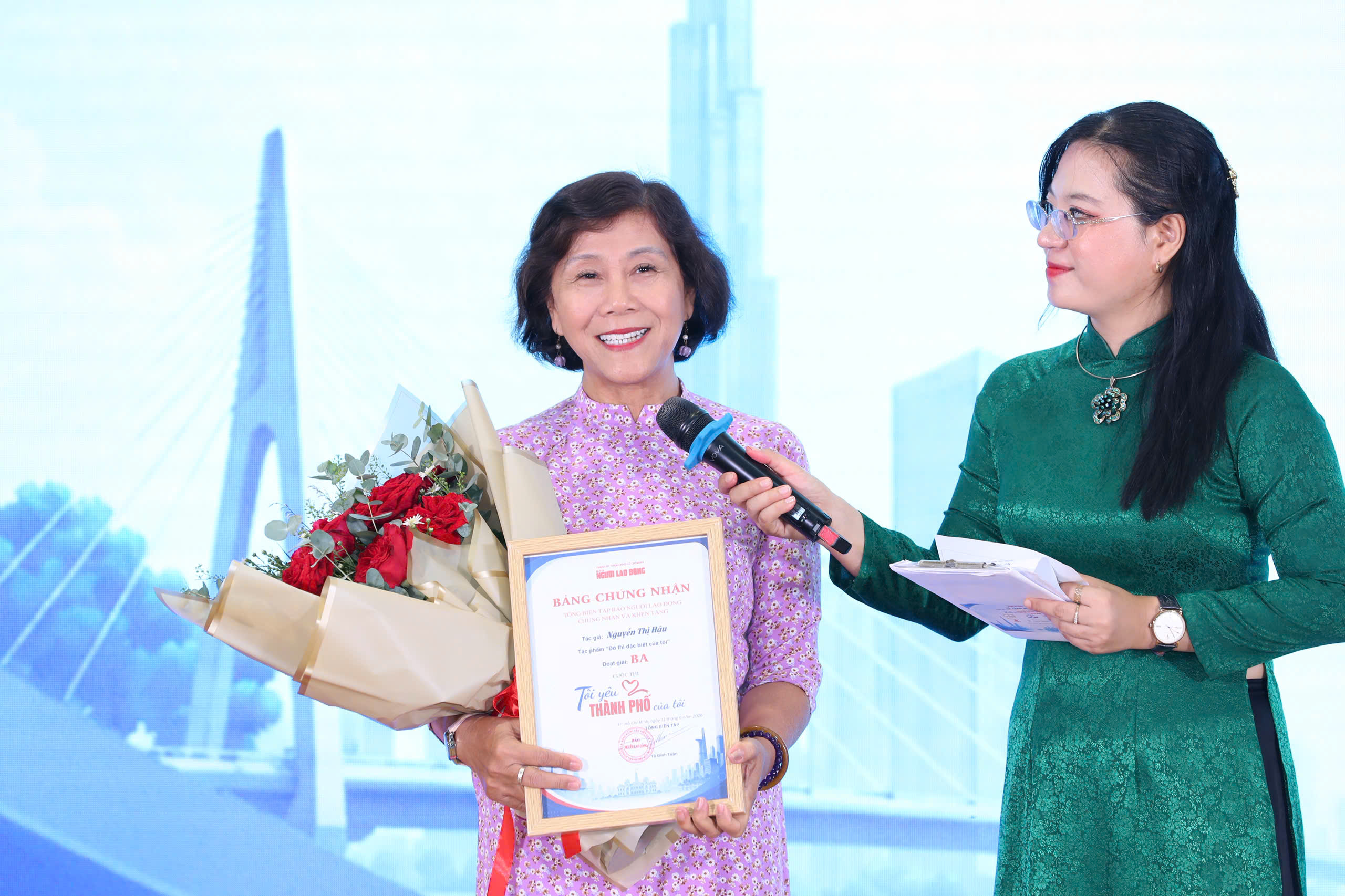 BÁO NGƯỜI LAO ĐỘNG TRAO GIẢI BA CUỘC THI VIẾT: Lan tỏa nhiều giá trị, ý nghĩa  - Ảnh 3.