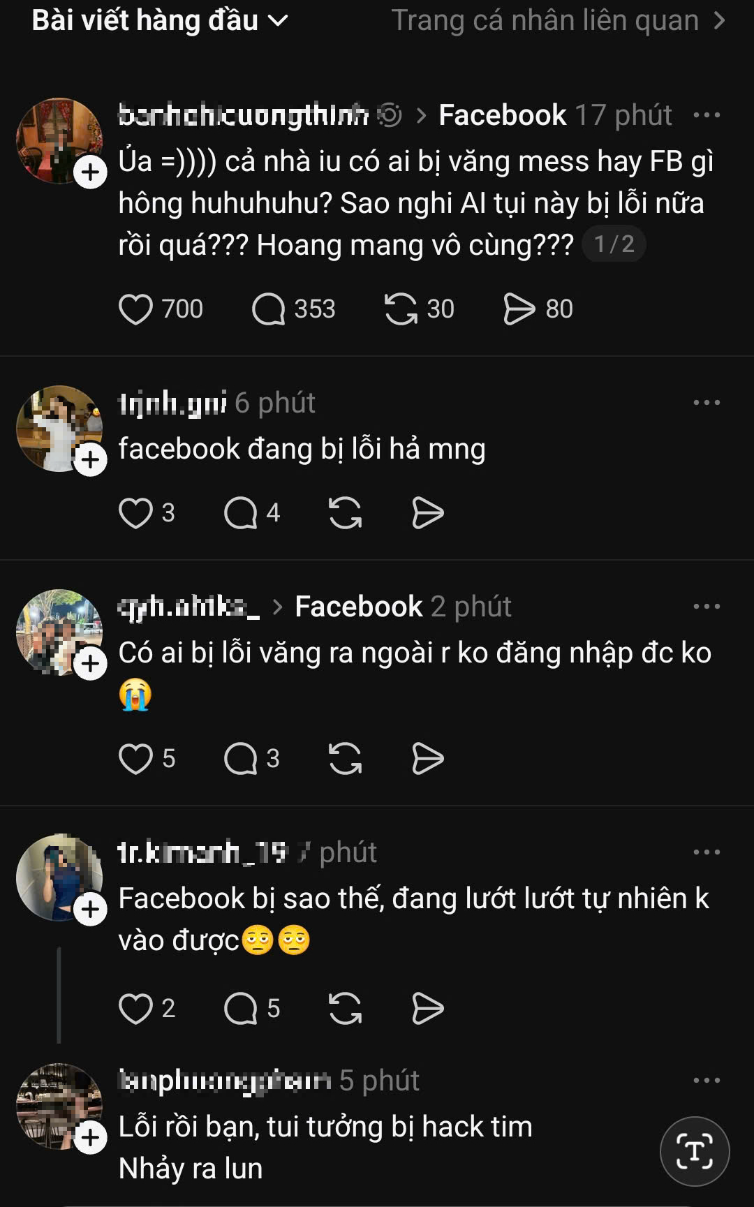 Facebook, Messenger, Instagram bất ngờ bị sập - Ảnh 3.