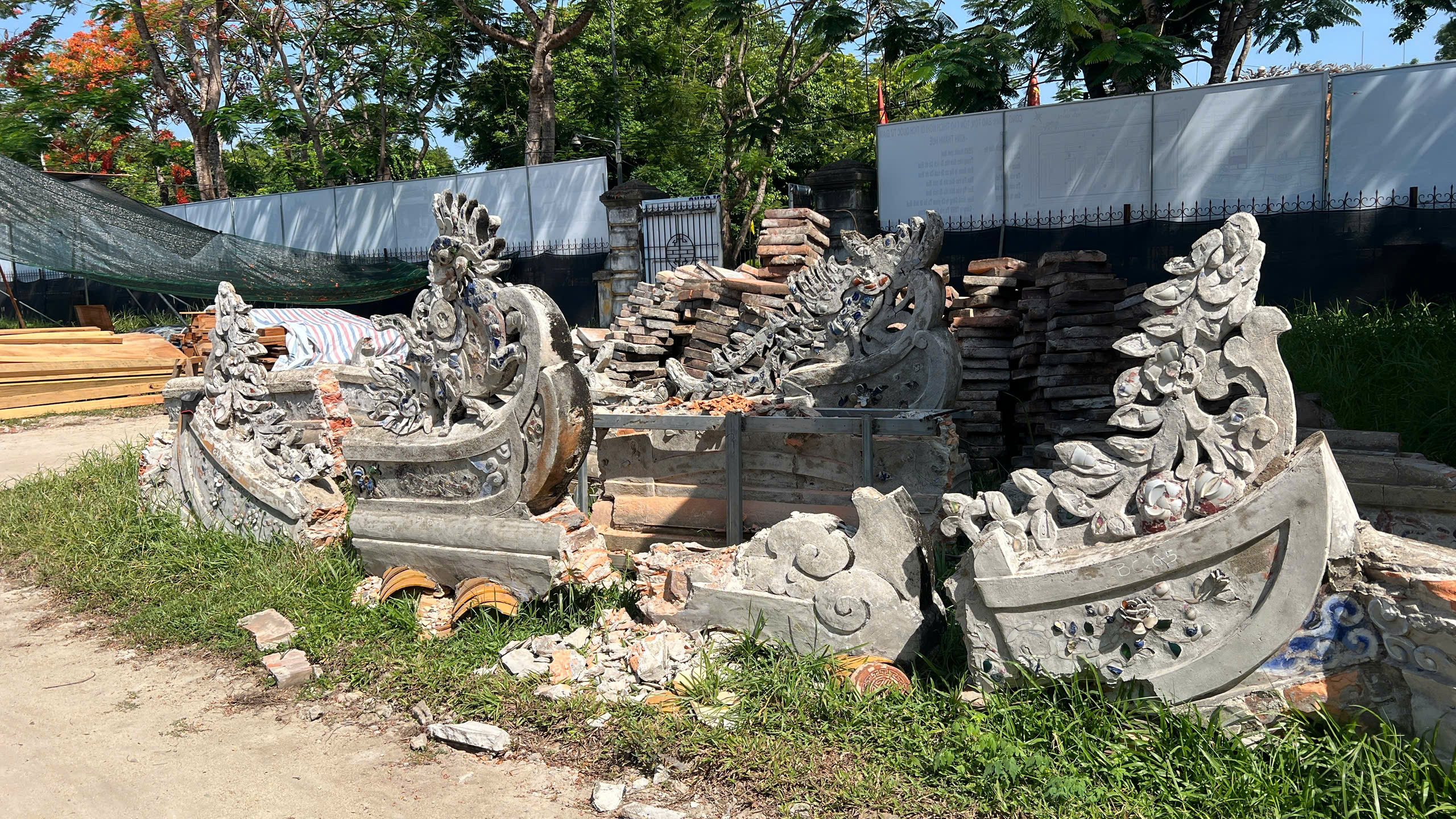 Quốc Tử gi&aacute;m đang tr&ugrave;ng tu, khi n&agrave;o xong? - Ảnh 5.