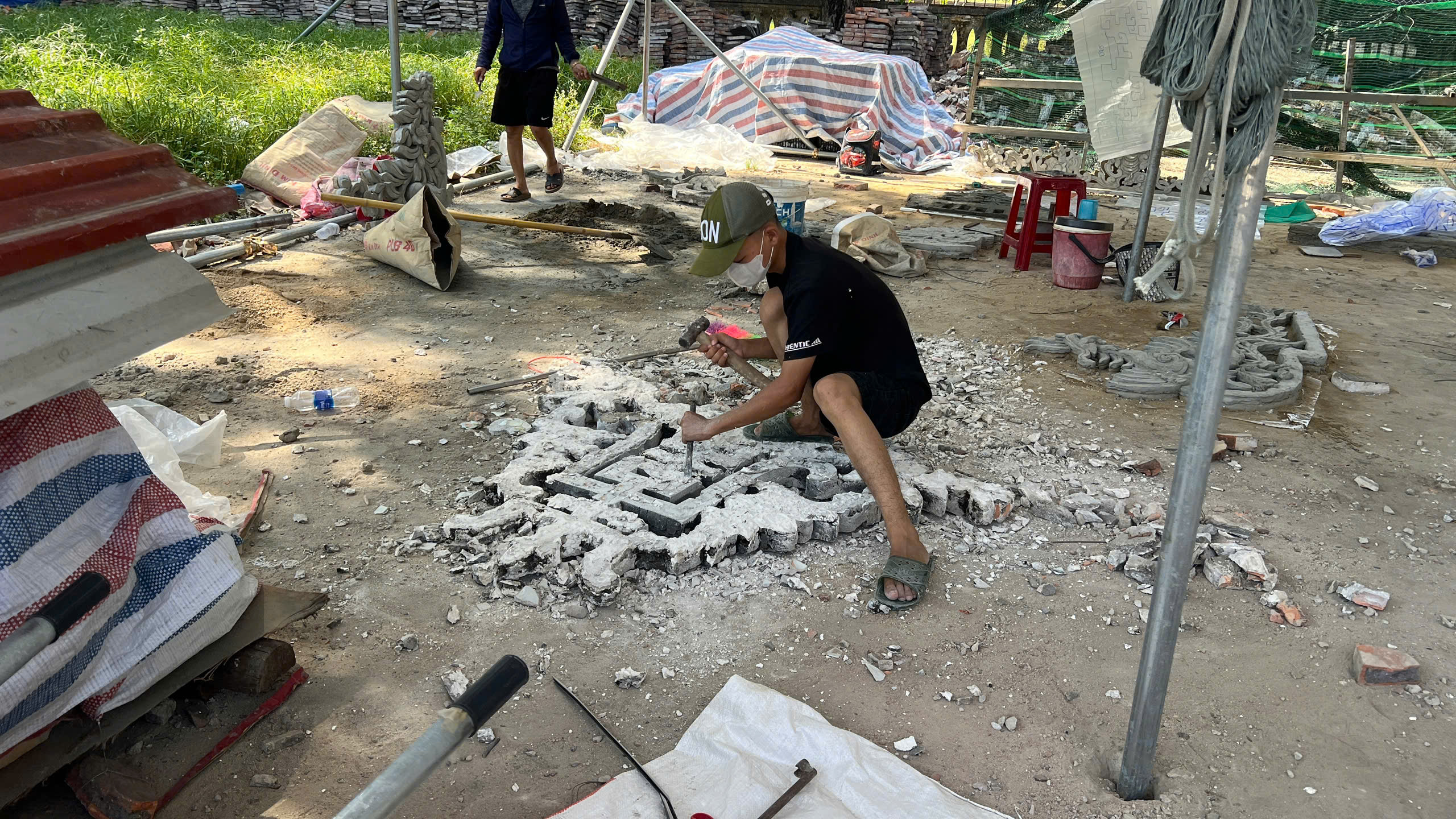 Quốc Tử gi&aacute;m đang tr&ugrave;ng tu, khi n&agrave;o xong? - Ảnh 22.