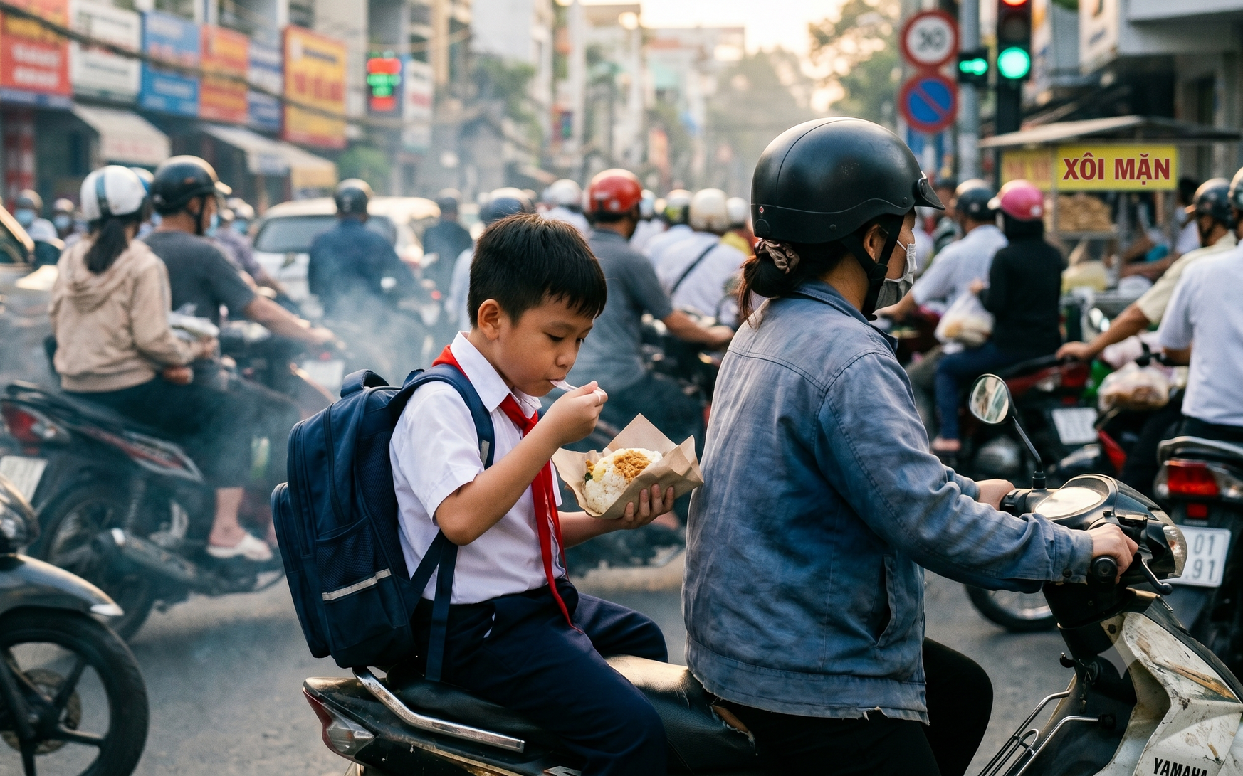 Cú "bẻ lái" của bà bán xôi - Ảnh 3.