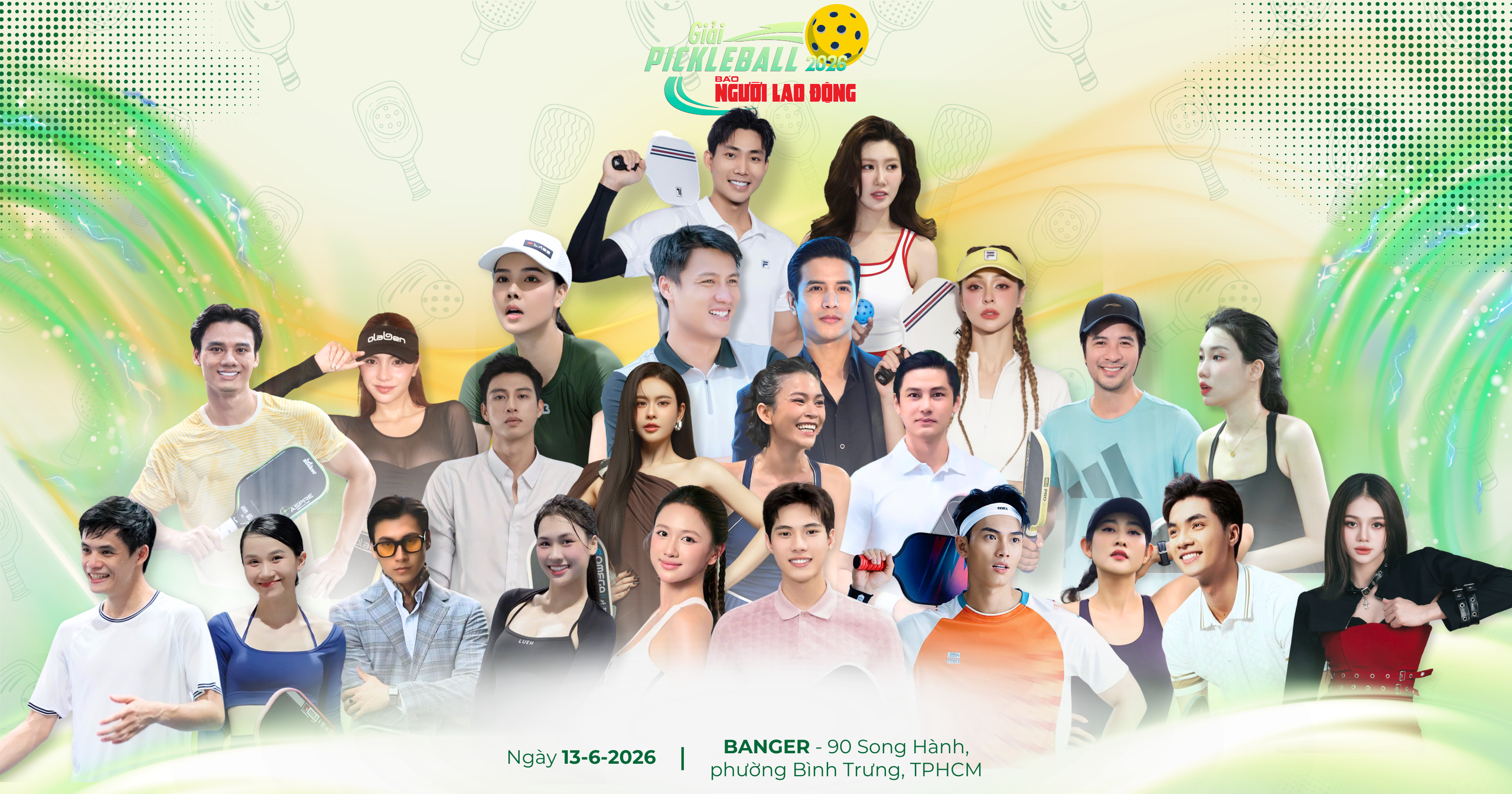 Giải Pickleball B&aacute;o Người Lao Động năm 2026: Nghệ sĩ truyền cảm hứng - Ảnh 1.