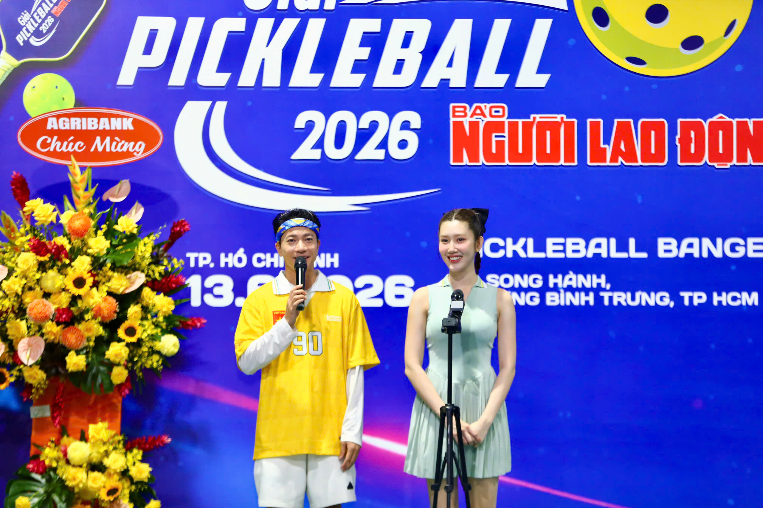 S.T Sơn Thạch, Thúy Ngân tuyên thệ tại Giải Pickleball Báo Người Lao Động 2026 - Ảnh 1.