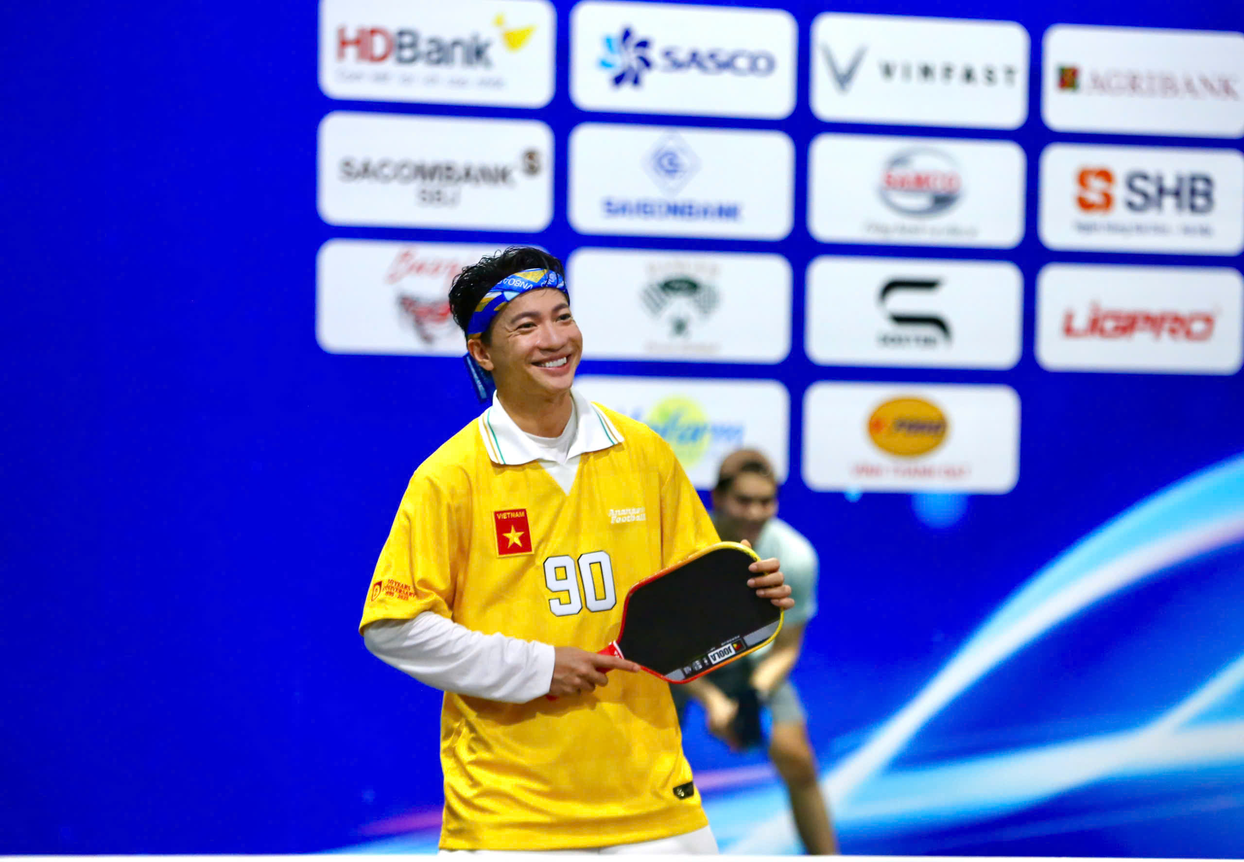 Đại sứ S.T Sơn Thạch hết m&igrave;nh tại Giải Pickleball B&aacute;o Người Lao Động 2026 - Ảnh 2.
