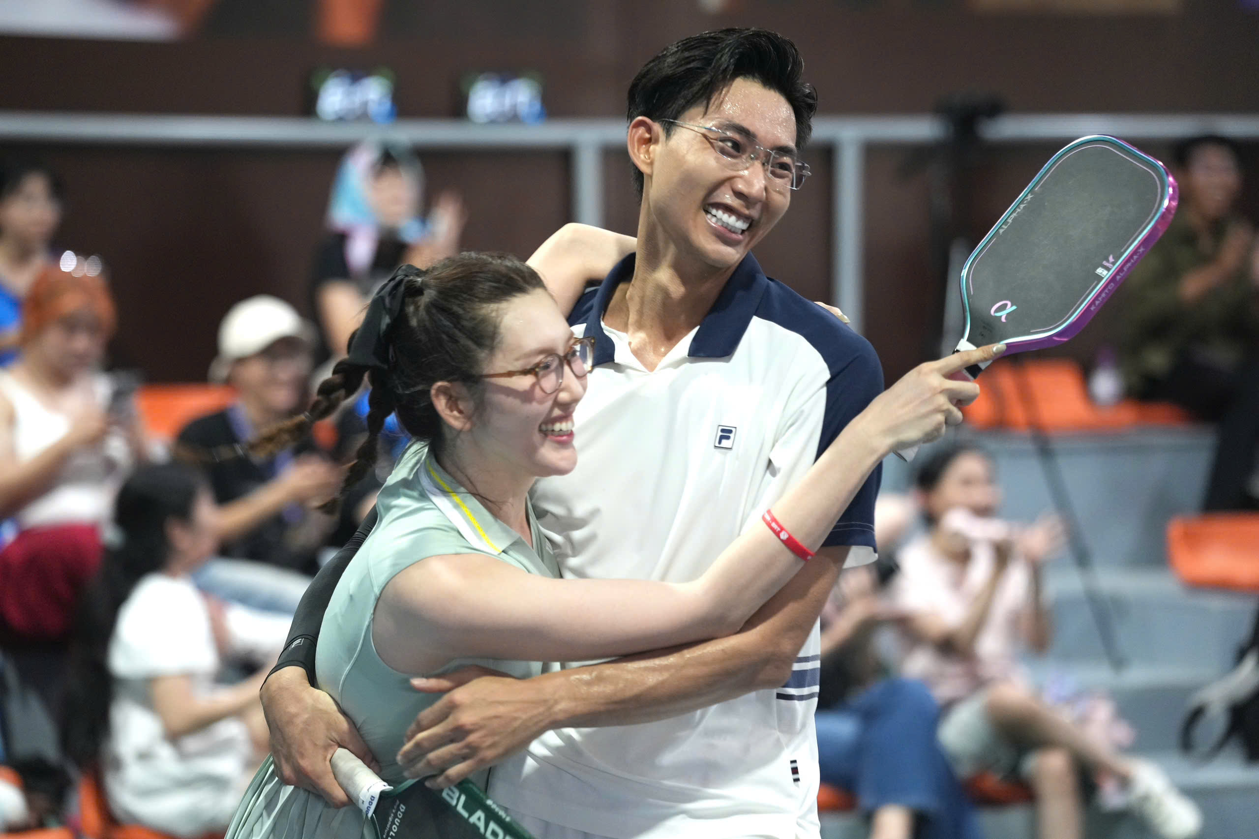 Giải pickleball B&aacute;o Người Lao Động năm 2026: Diễn vi&ecirc;n Th&uacute;y Ng&acirc;n gi&agrave;nh giải nhất cặp đ&ocirc;i nam nữ nghệ - Ảnh 22.
