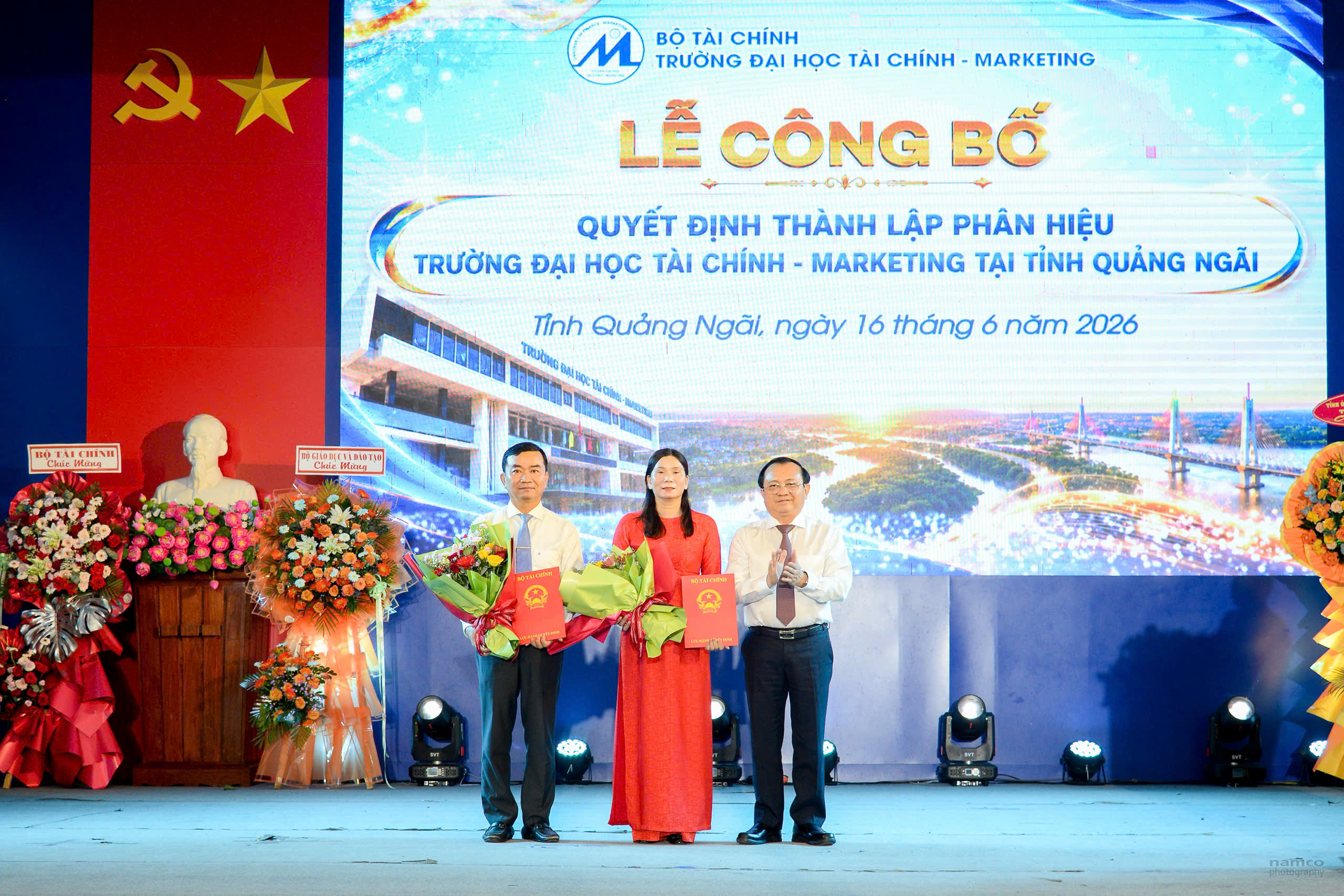 Quảng Ngãi đón phân hiệu mới của Trường ĐH Tài chính - Marketing - Ảnh 1.