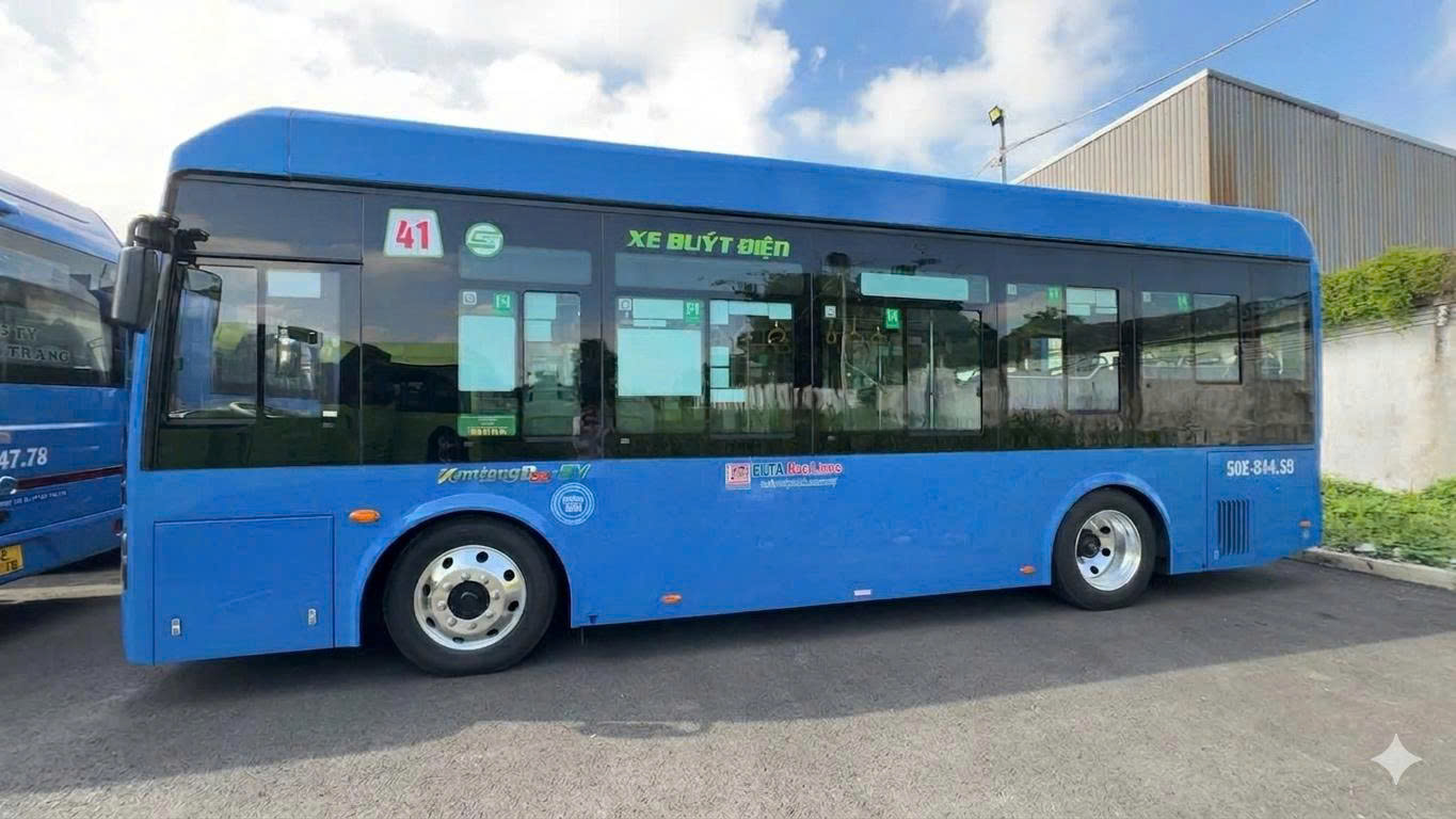 TPHCM đưa xe buýt điện vào tuyến 41 và 57 - Ảnh 2.