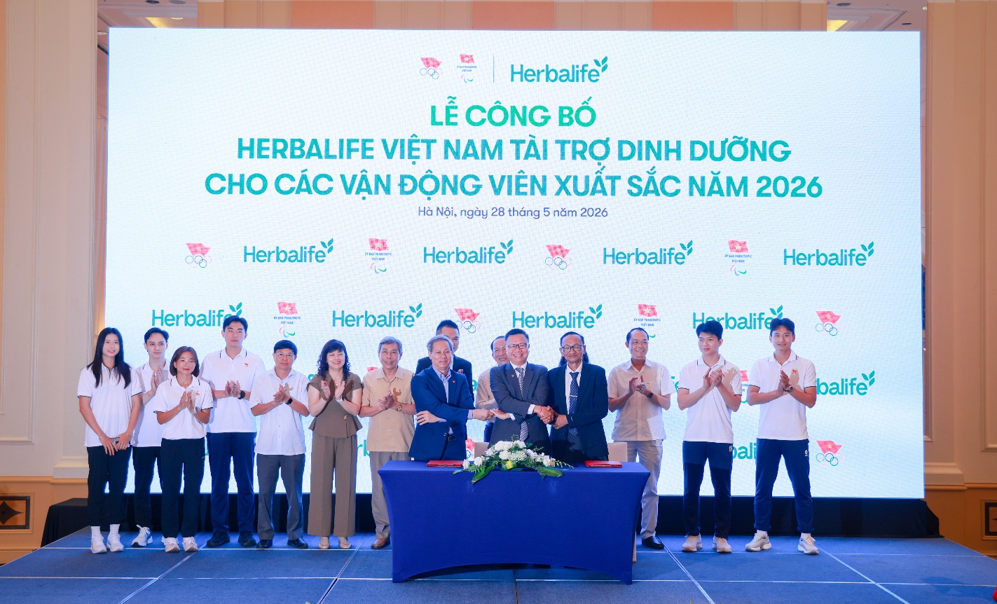 Herbalife Việt Nam tiếp tục tài trợ sản phẩm dinh dưỡng cho các VĐV xuất sắc Việt Nam năm 2026 - Ảnh 1.