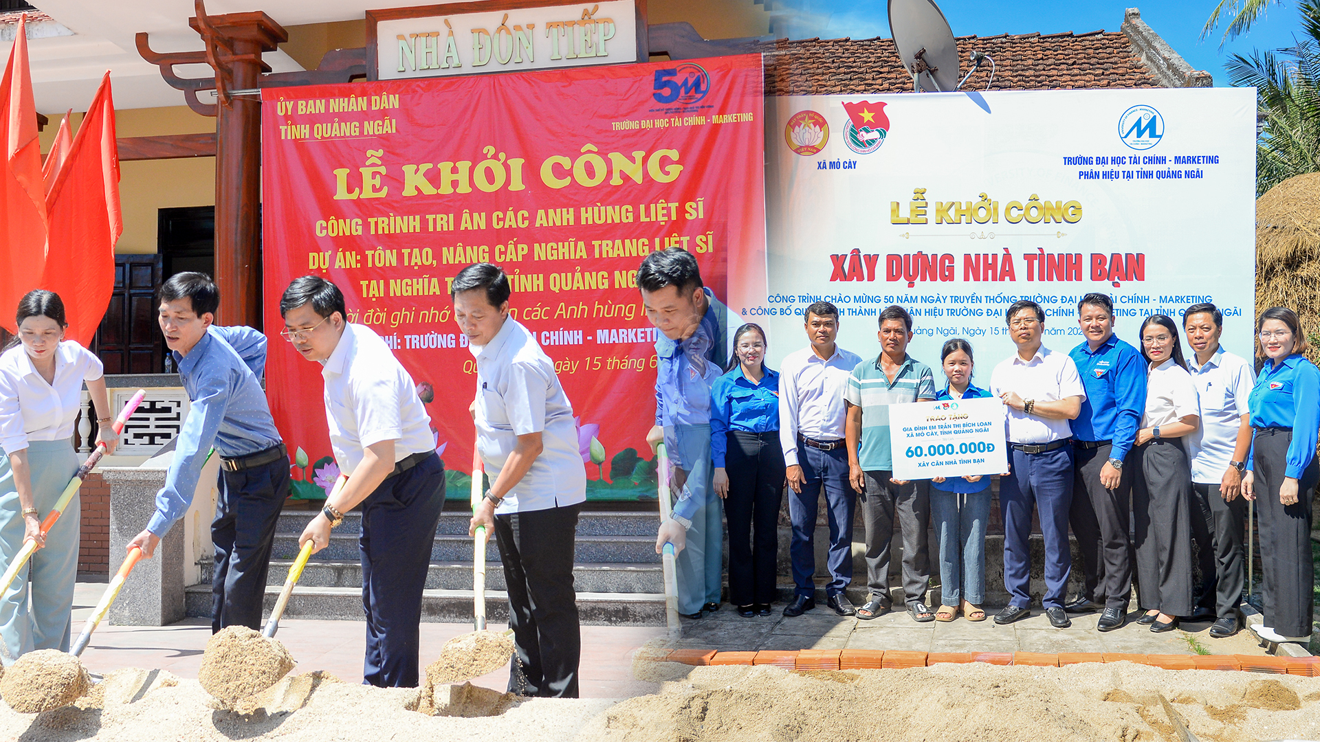 UFM khởi công công trình tri ân tại Quảng Ngãi - Ảnh 1.
