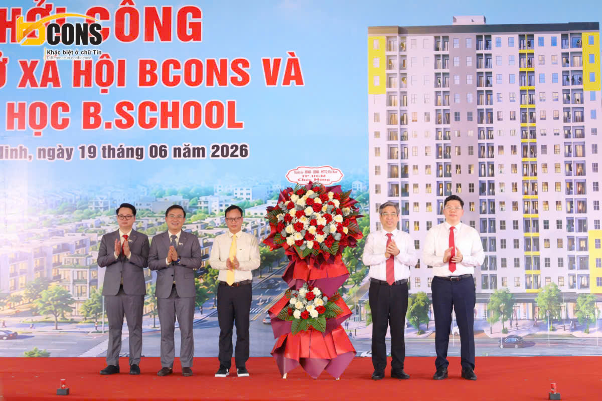 Tập đoàn BCONS khởi công 802 căn nhà ở xã hội TPHCM cho người lao động thu nhập thấp - Ảnh 2.