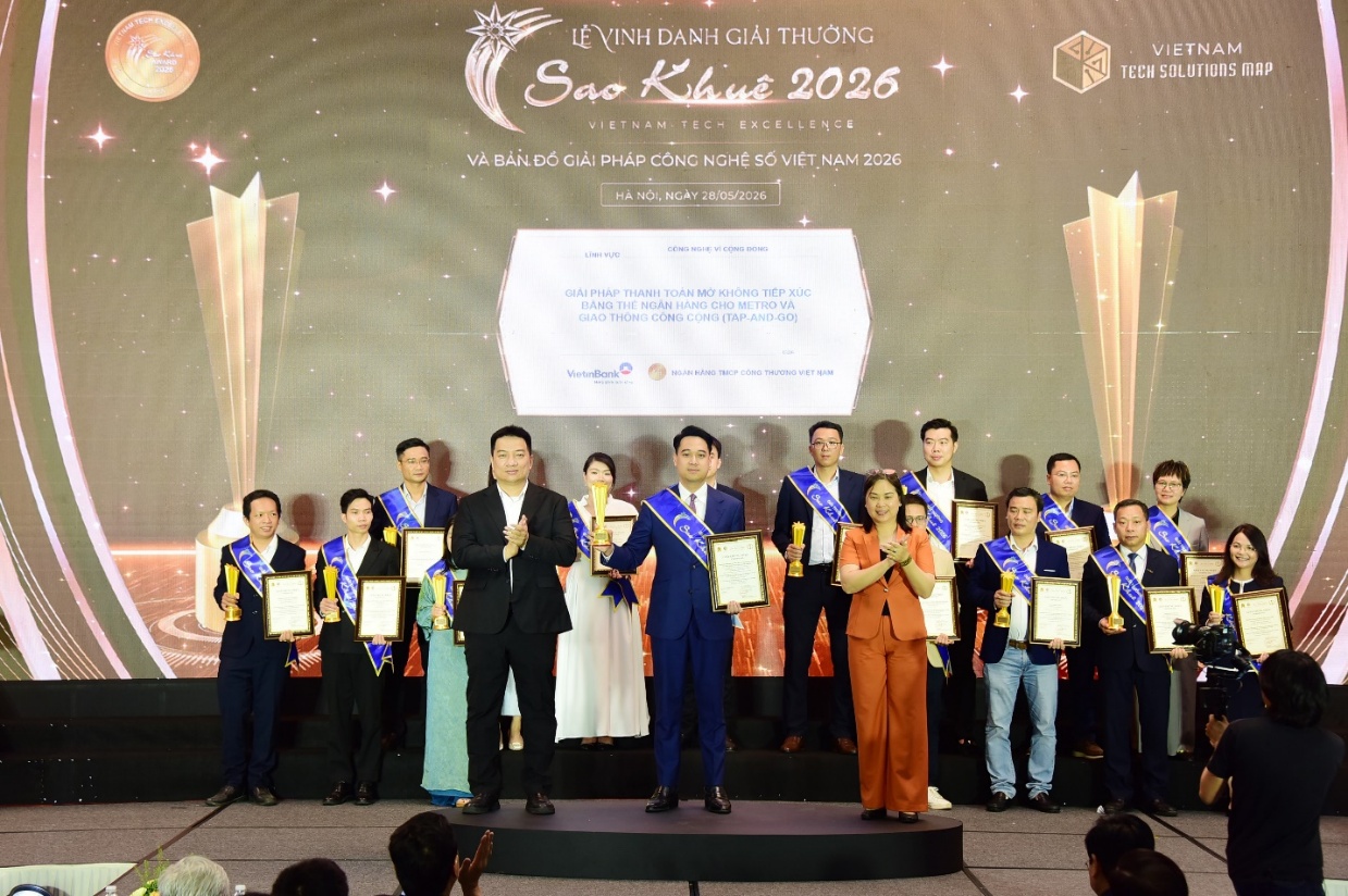 Giải pháp Tap-and-Go tỏa sáng tại Giải thưởng Sao Khuê 2026 - Ảnh 1.