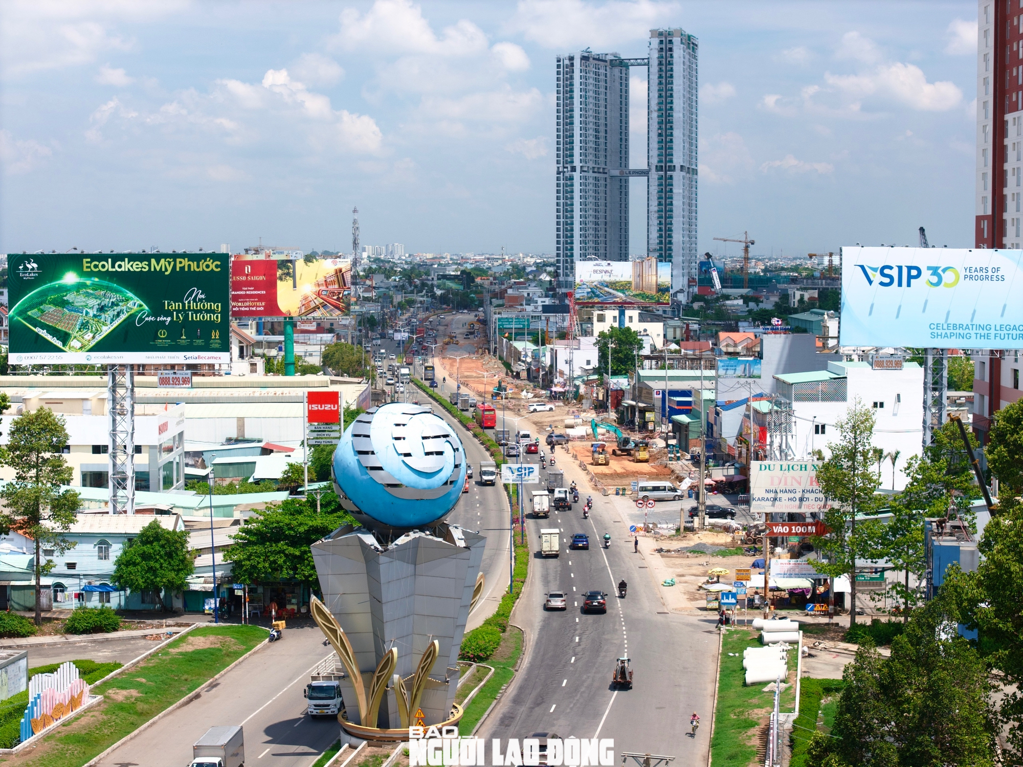  Đường 8 làn xe kết nối Bình Dương và TPHCM - Ảnh 1.