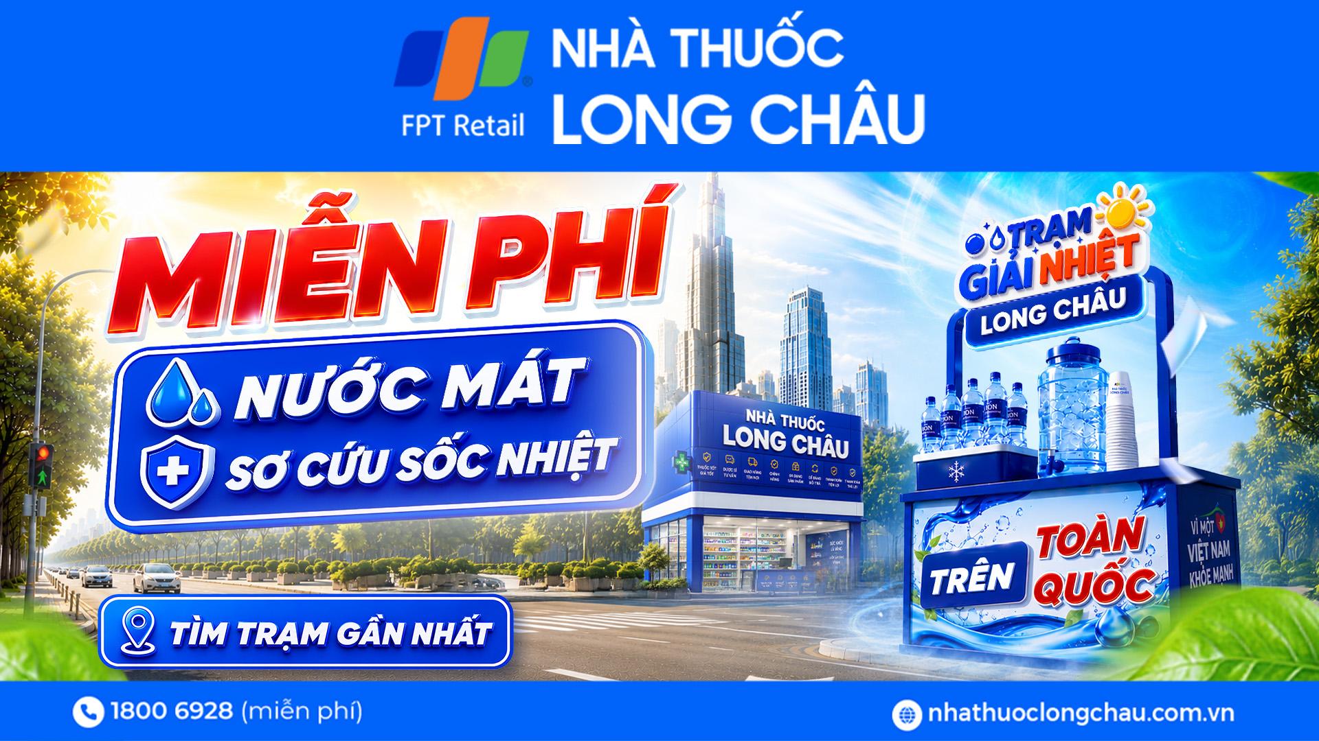 Long Châu mở hơn 1.000 trạm giải nhiệt toàn quốc, tiếp sức người lao động giữa “chảo lửa” mùa hè - Ảnh 3.
