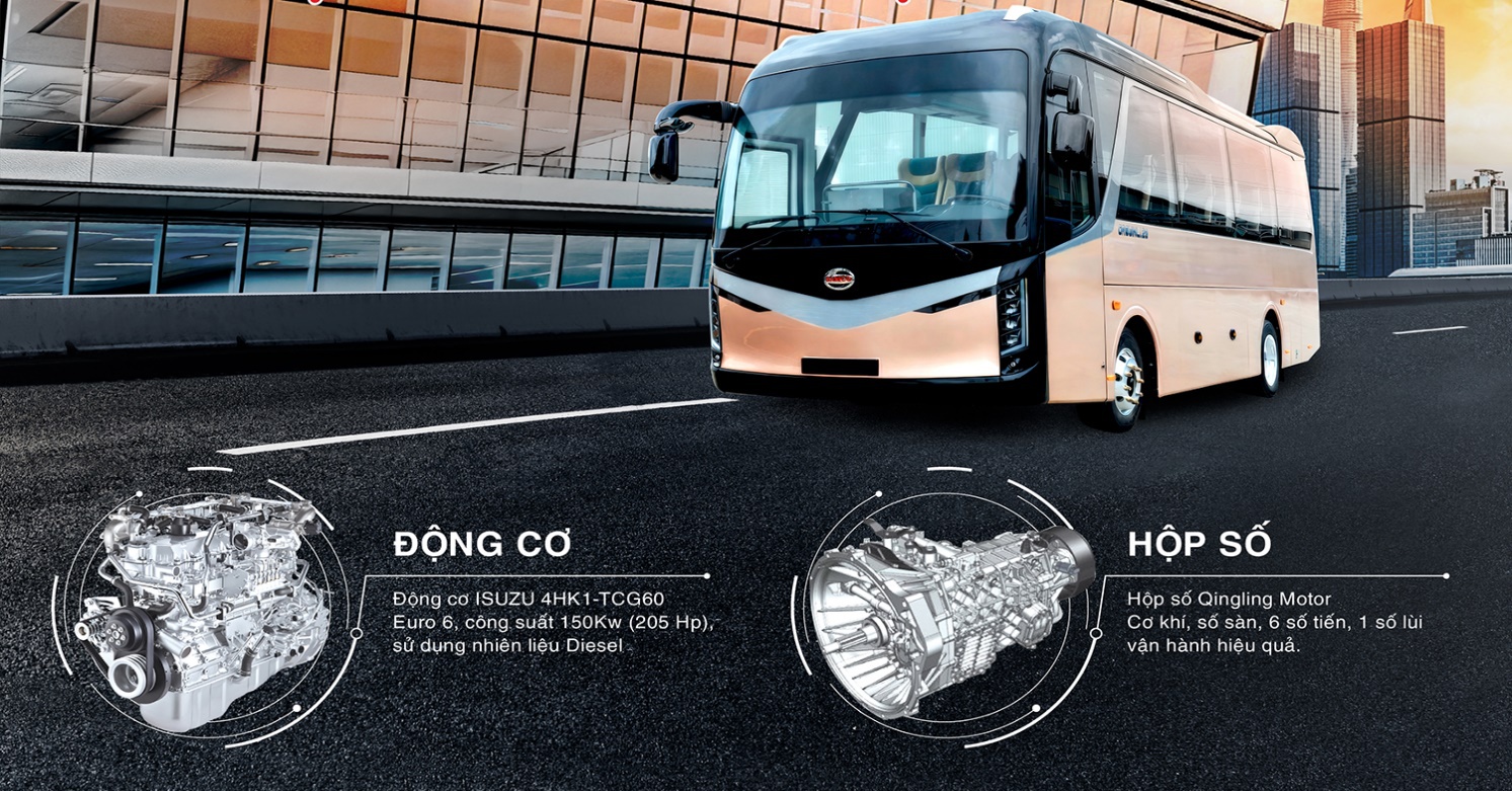 SAMCO GROWIN 2026 – Bước đột phá trong phân khúc xe khách 29 ghế ngồi cao cấp