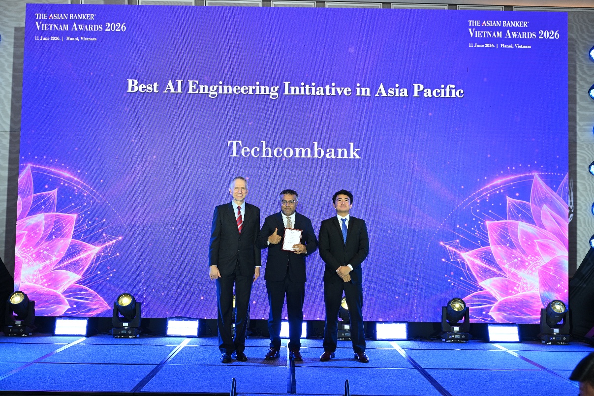 Techcombank và Techcom Life thắng lớn 3 giải thưởng quốc tế từ The Asian Banker 2026 - Ảnh 1.
