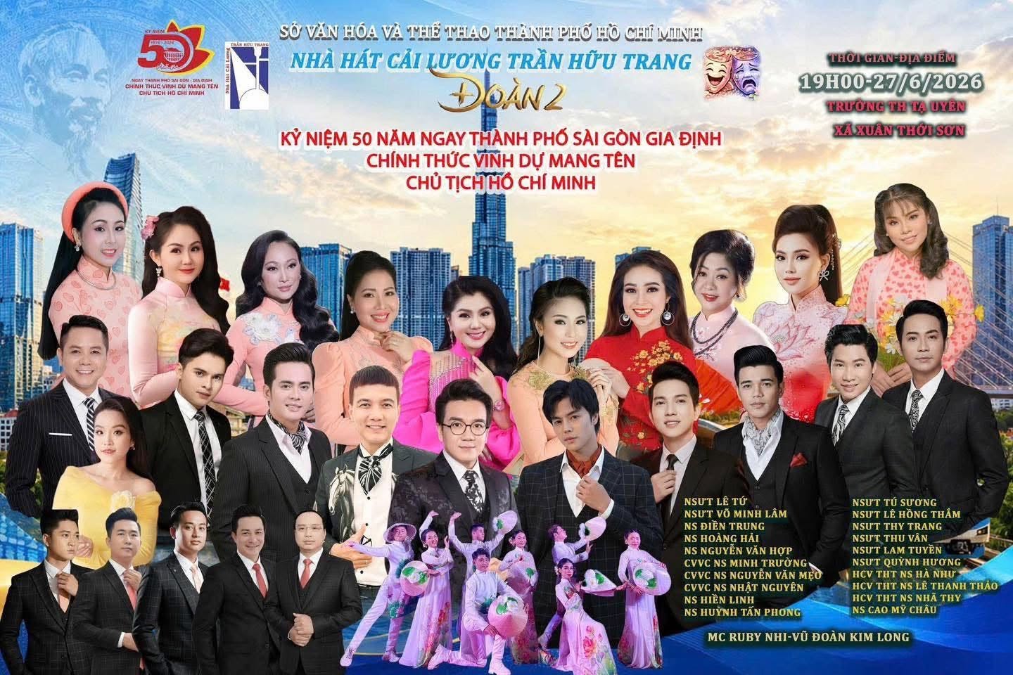 Nhà hát Trần Hữu Trang được chào đón trong đợt biểu diễn miễn phí phục vụ ngoại thành - Ảnh 2.