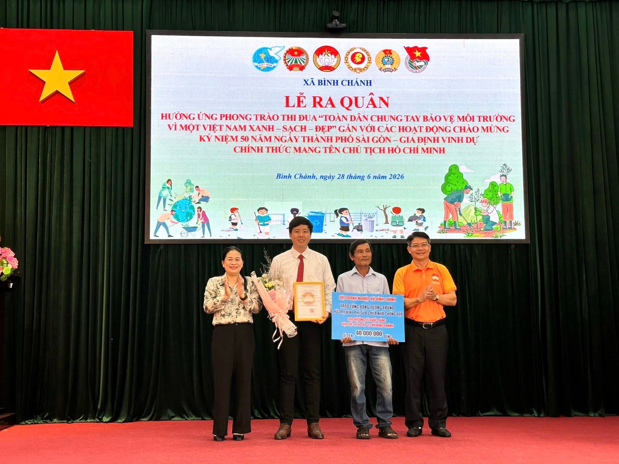 Xã Bình Chánh, TPHCM lan tỏa phong trào sống xanh từ những hành động cụ thể - Ảnh 7.
