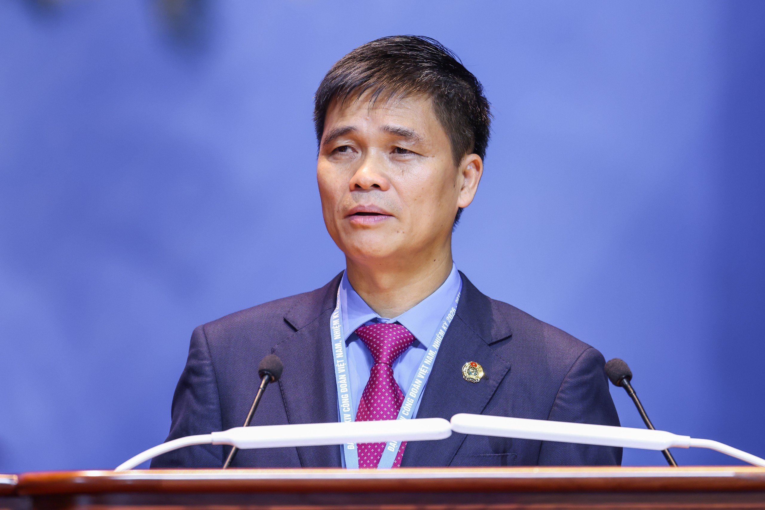 Đại hội XIV C&ocirc;ng đo&agrave;n Việt Nam khai mạc phi&ecirc;n thứ nhất - Ảnh 3.