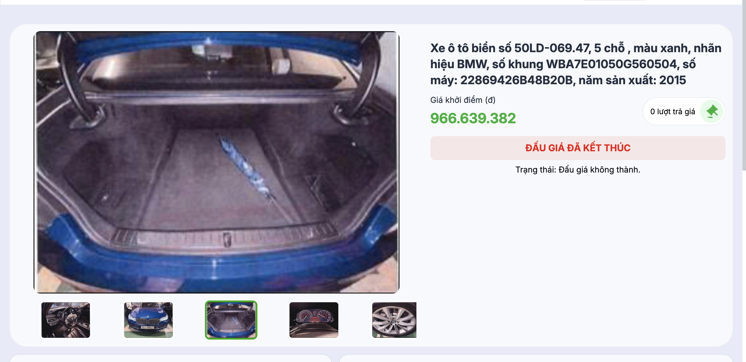 Hạ giá dàn xe siêu sang của bà Trương Mỹ Lan để đấu giá lại - Ảnh 1.