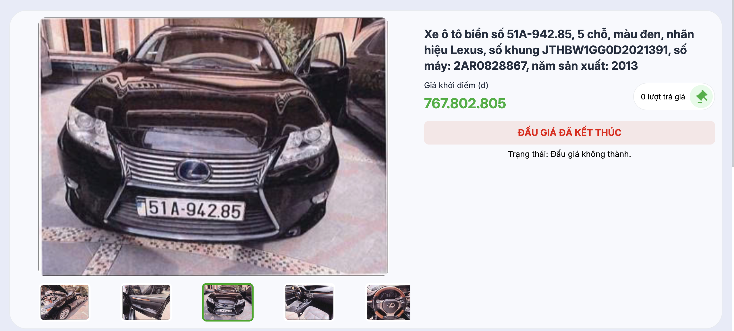 Hạ giá dàn xe siêu sang của bà Trương Mỹ Lan để đấu giá lại - Ảnh 2.