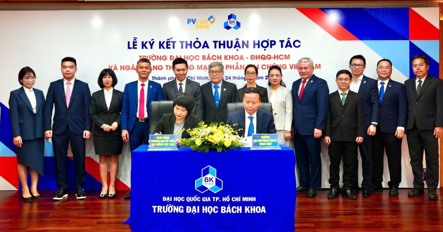 PVcomBank và ĐH Bách khoa TP HCM hợp tác cùng kiến tạo nguồn nhân lực chất lượng cao