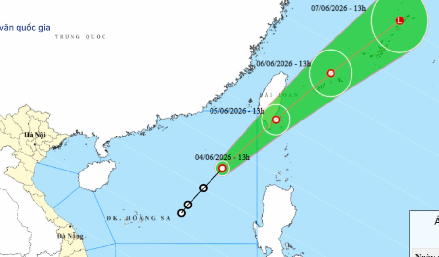 Biển Đông 2026 xuất hiện áp thấp nhiệt đới đầu tiên , cảnh báo vùng nguy hiểm - Ảnh 1.