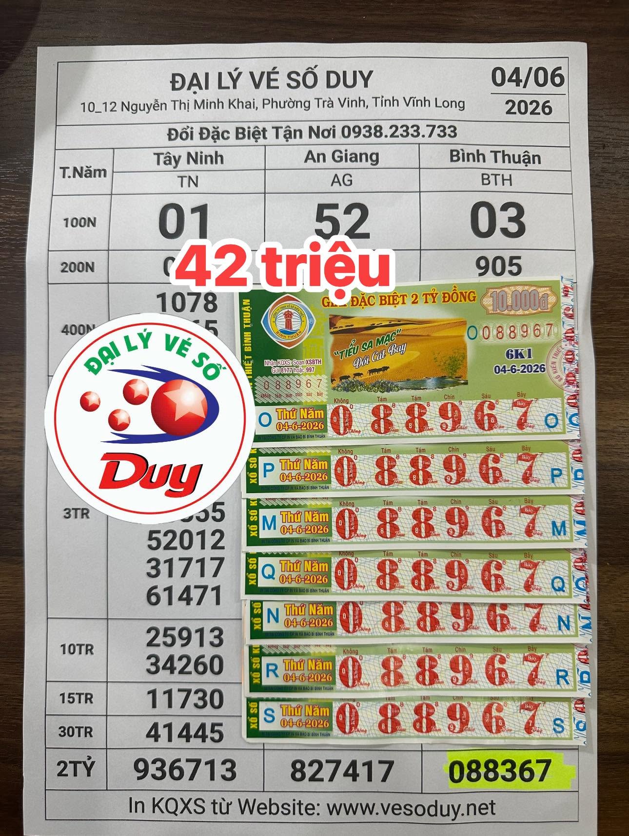 Chiều 6-6, lộ diện 2 khách hàng trúng độc đắc xổ số miền Nam - Ảnh 2.