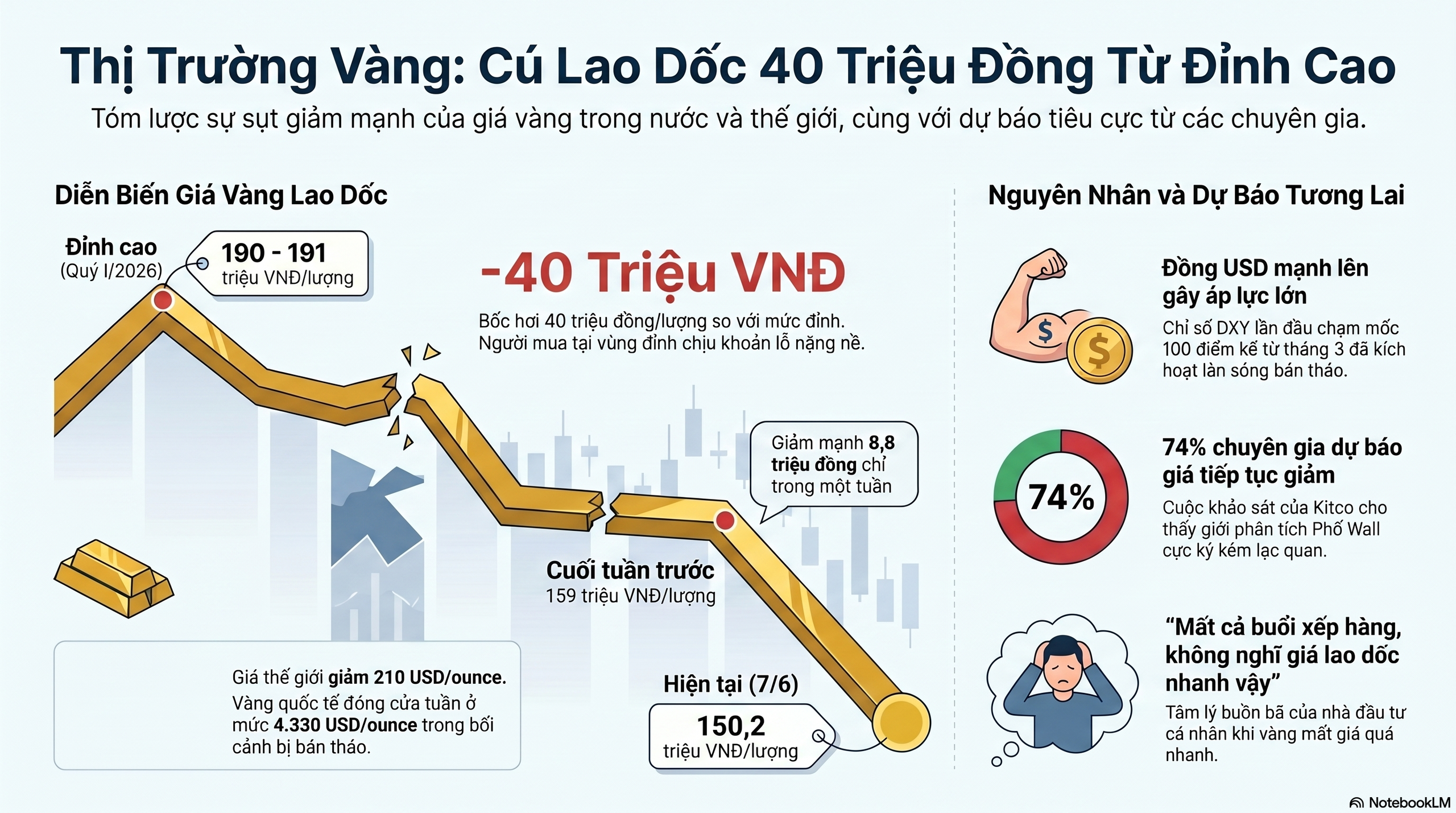 Giá vàng hôm nay 7 - 6: Lỗ nặng với người mua từ đỉnh 190 triệu đồng / lượng - Ảnh 3. Giá vàng hôm nay 7 - 6: Lỗ nặng với người mua từ đỉnh 190 triệu đồng / lượng - Ảnh 3.