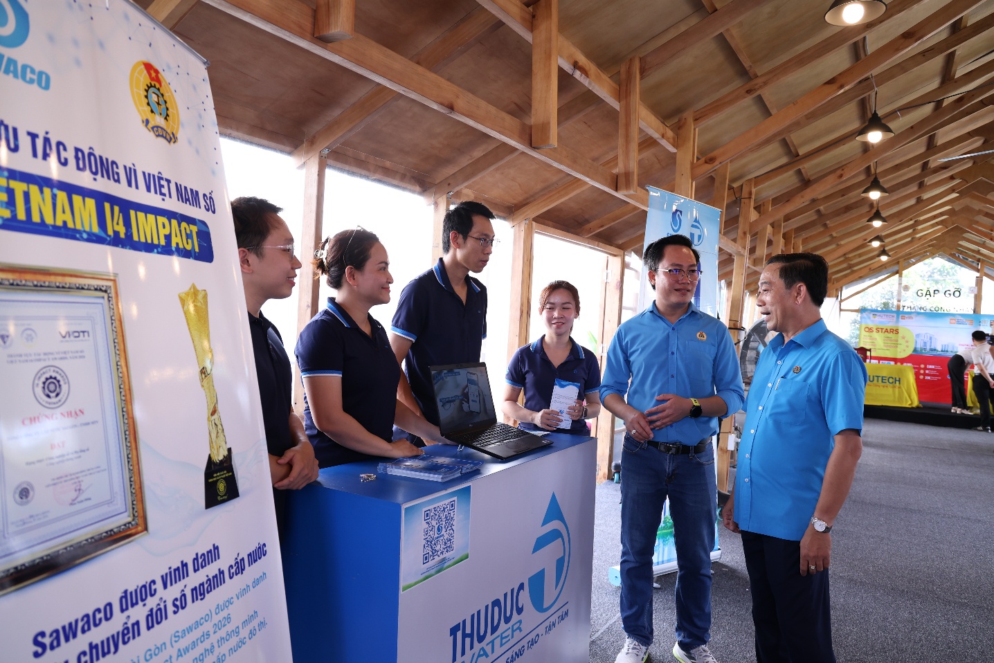 SAWACO đồng hành phong trào “Lao động giỏi, năng suất cao, thu nhập tốt”, Ngày hội Công nhân 2026 - Ảnh 4.